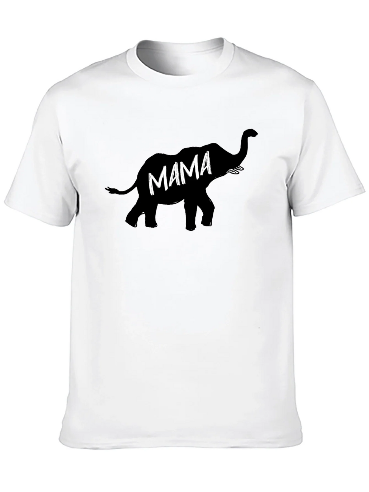 Mama Elephant Black T-Shirt - Comfortable & Stylish product image 9