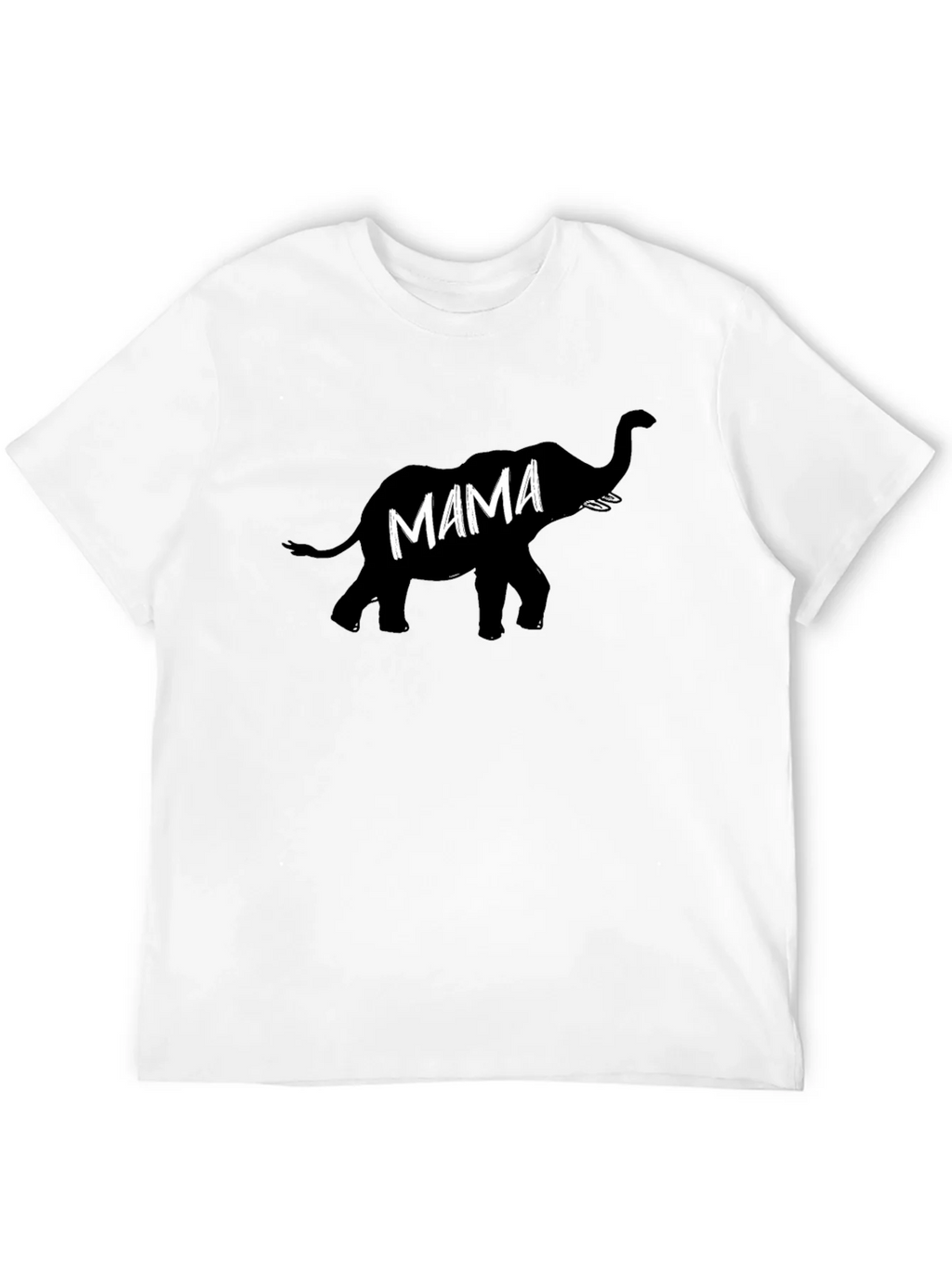 Mama Elephant Black T-Shirt - Comfortable & Stylish product image 11
