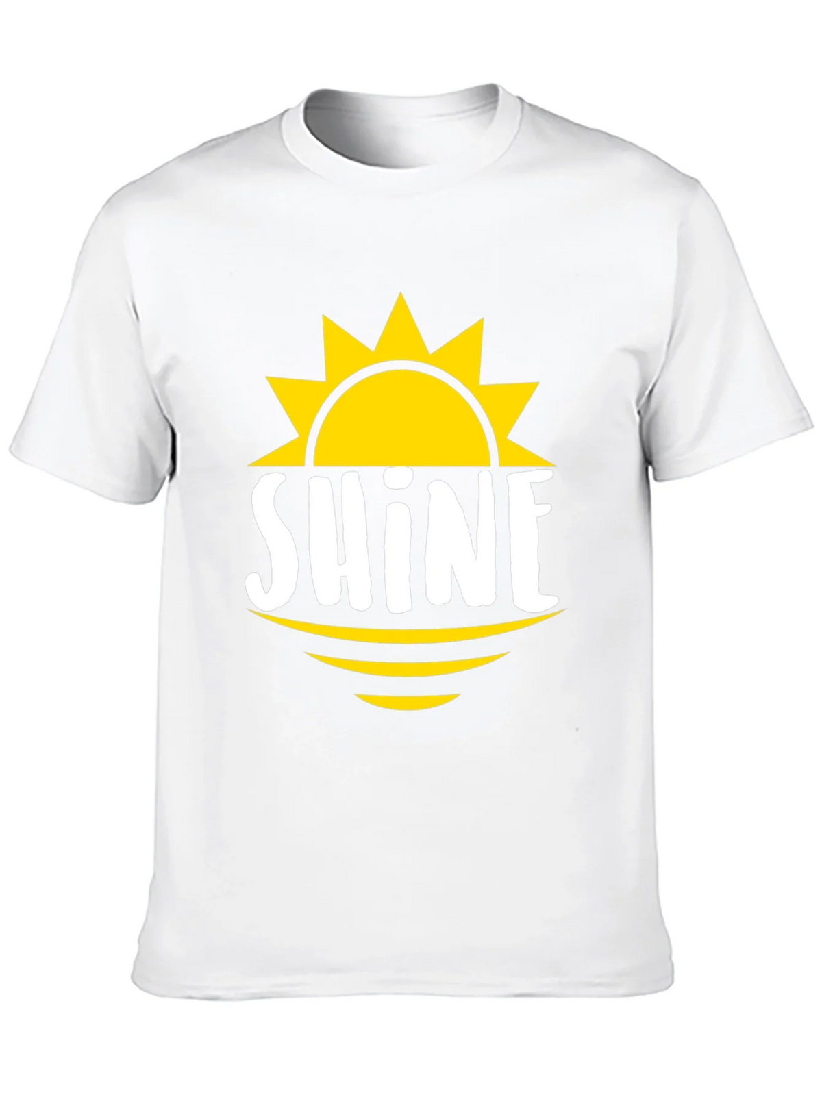 Shine Graphic Tee - Mens Black Cotton T-Shirt product image 5