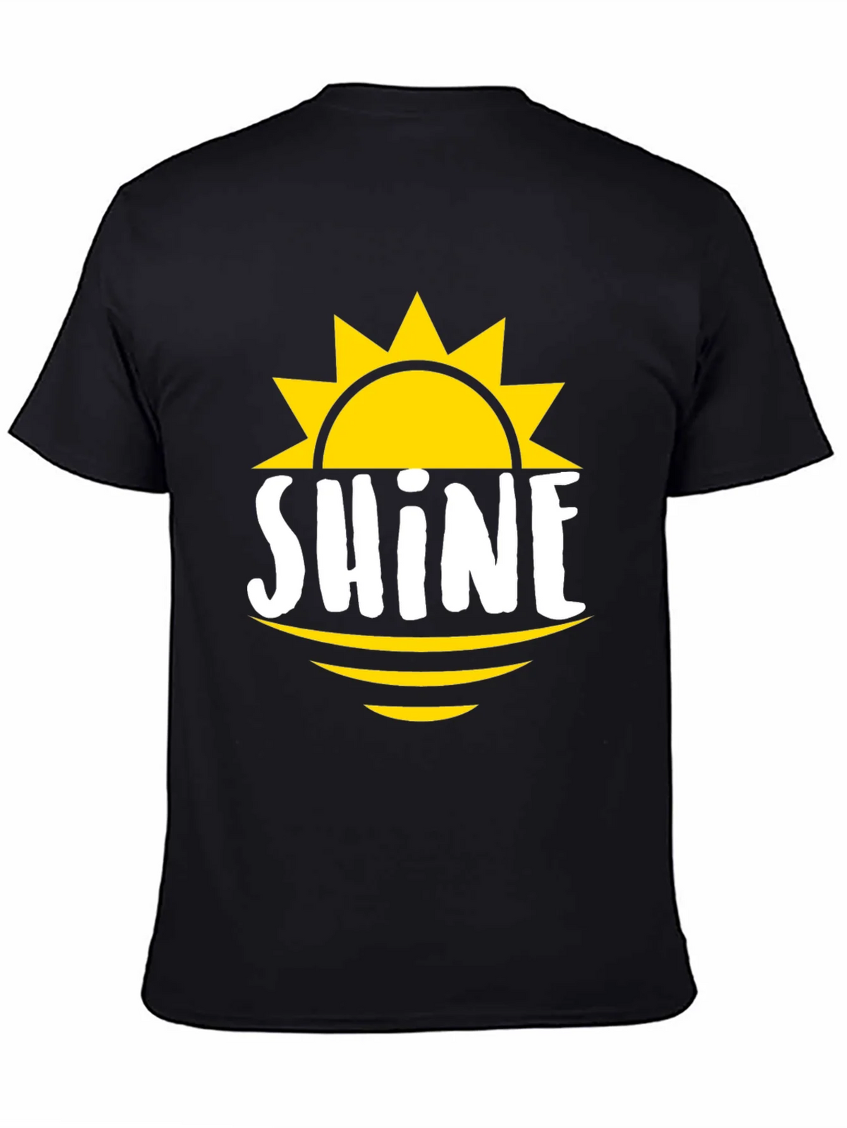 Shine Graphic Tee - Mens Black Cotton T-Shirt product image 2