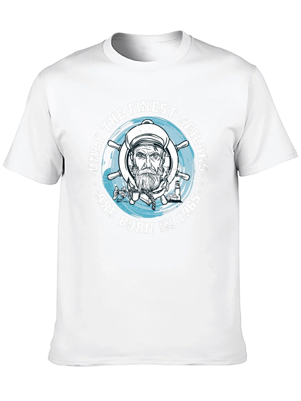 Finest Sailors Born in 1965 T-Shirt product image 9