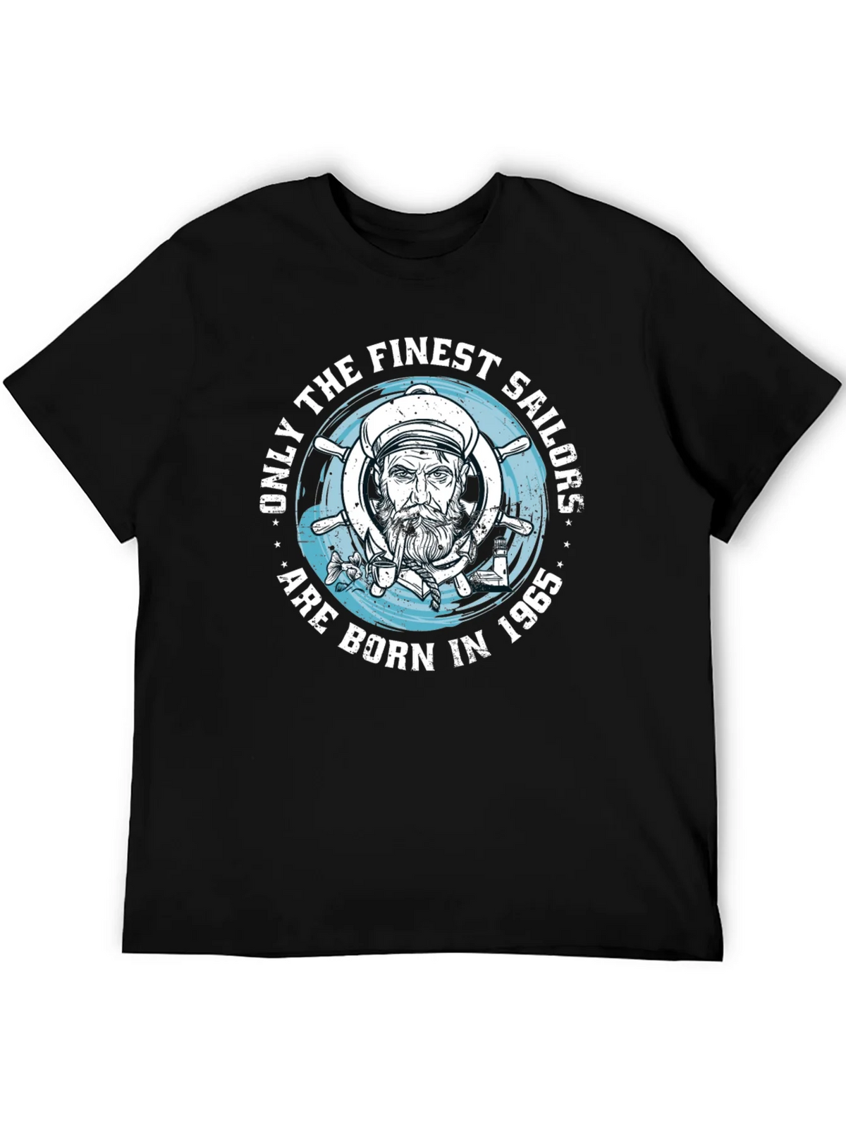 Finest Sailors Born in 1965 T-Shirt product image 5