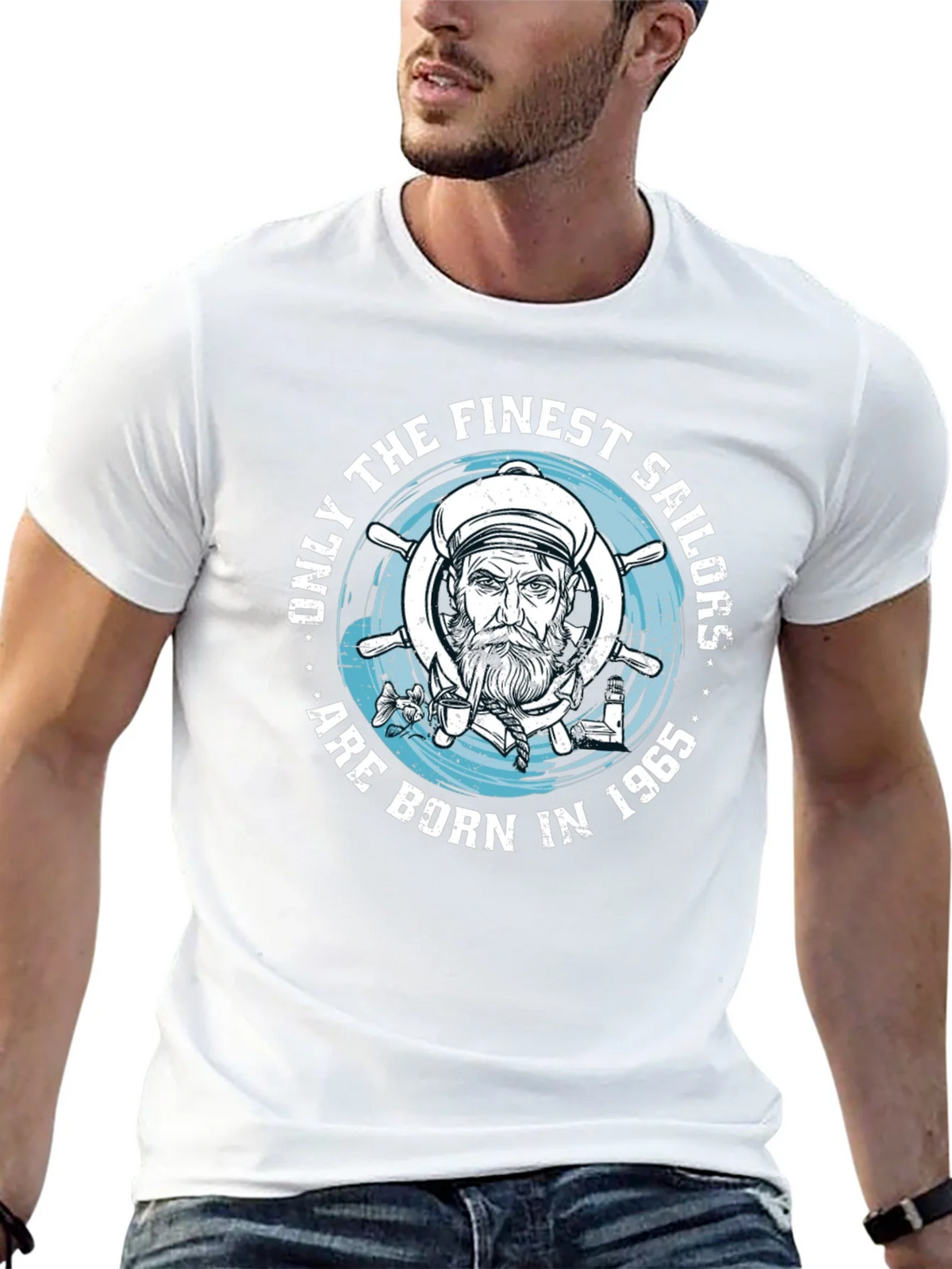 Finest Sailors Born in 1965 T-Shirt product image 12