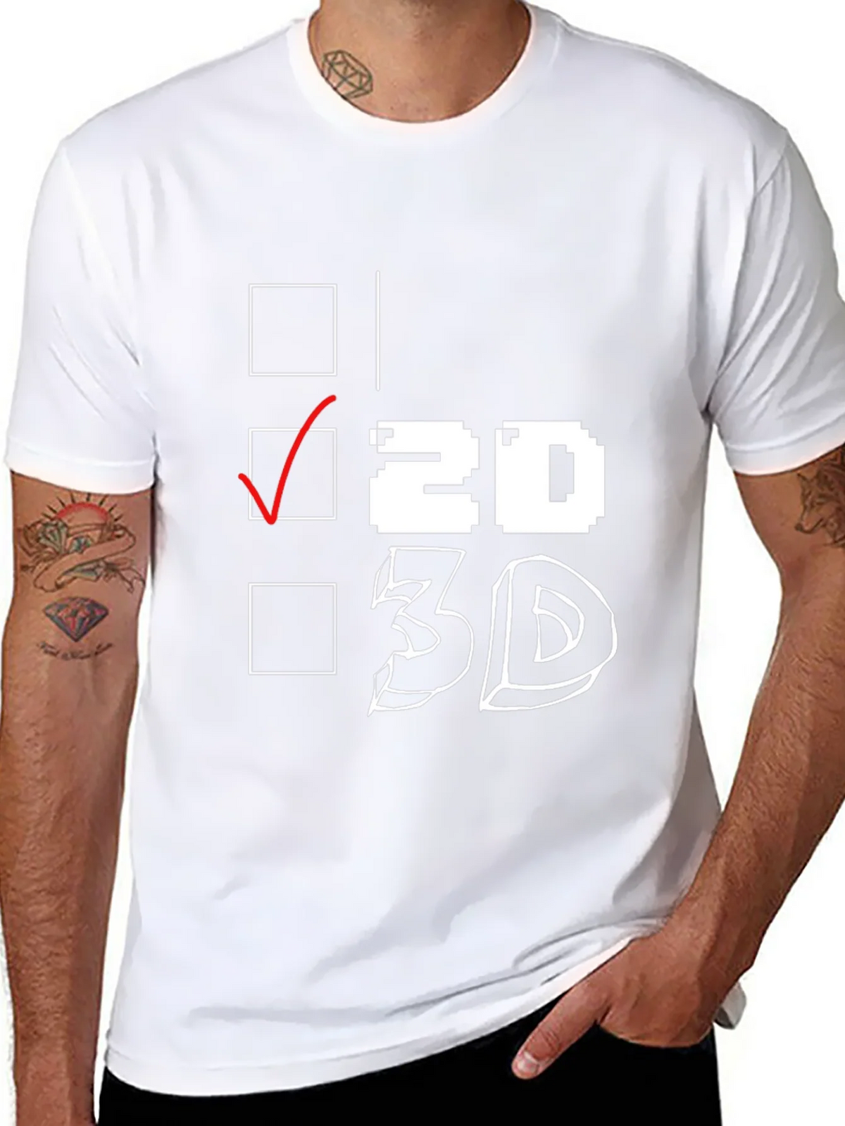 2D Graphic T-Shirt product image 7