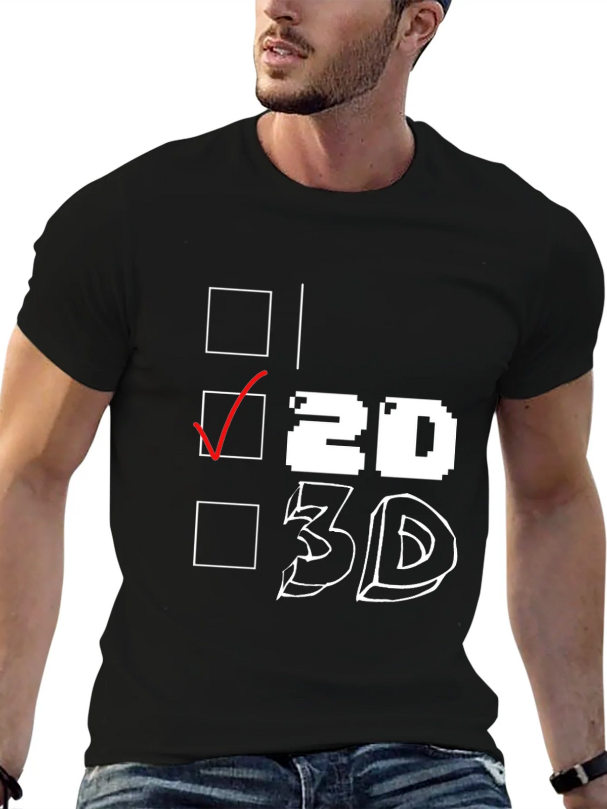 2D Graphic T-Shirt product image 6