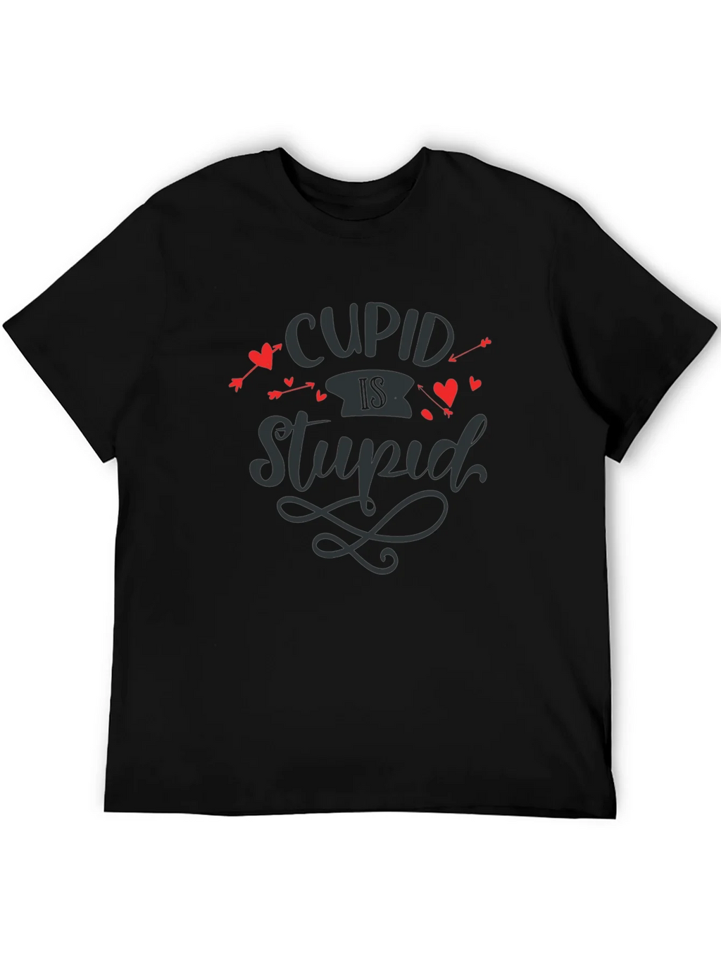 Cupid Is Stupid Graphic Tee - Valentines Anti-Love T-Shirt product image 5