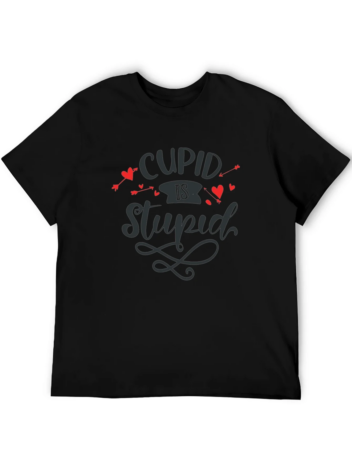 Cupid Is Stupid Graphic Tee - Valentines Anti-Love T-Shirt product image 5