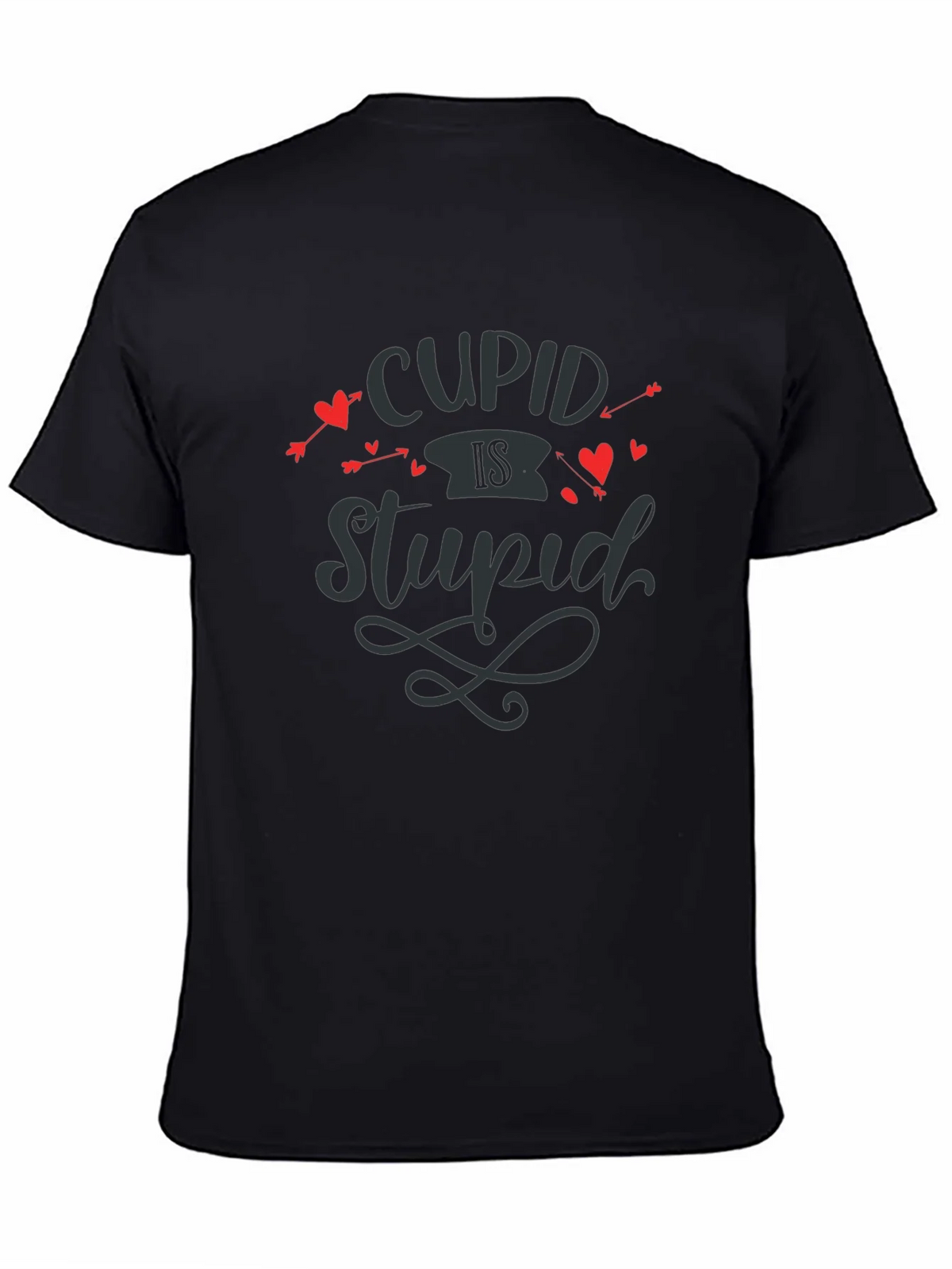 Cupid Is Stupid Graphic Tee - Valentines Anti-Love T-Shirt product image 4