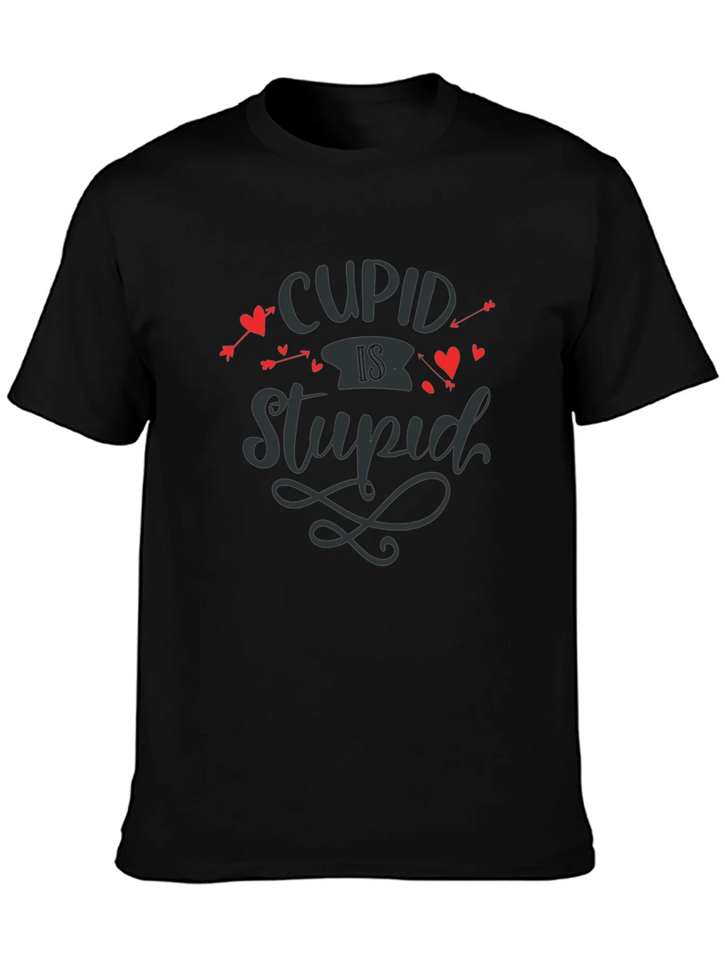 Cupid Is Stupid Graphic Tee - Valentines Anti-Love T-Shirt product image 3
