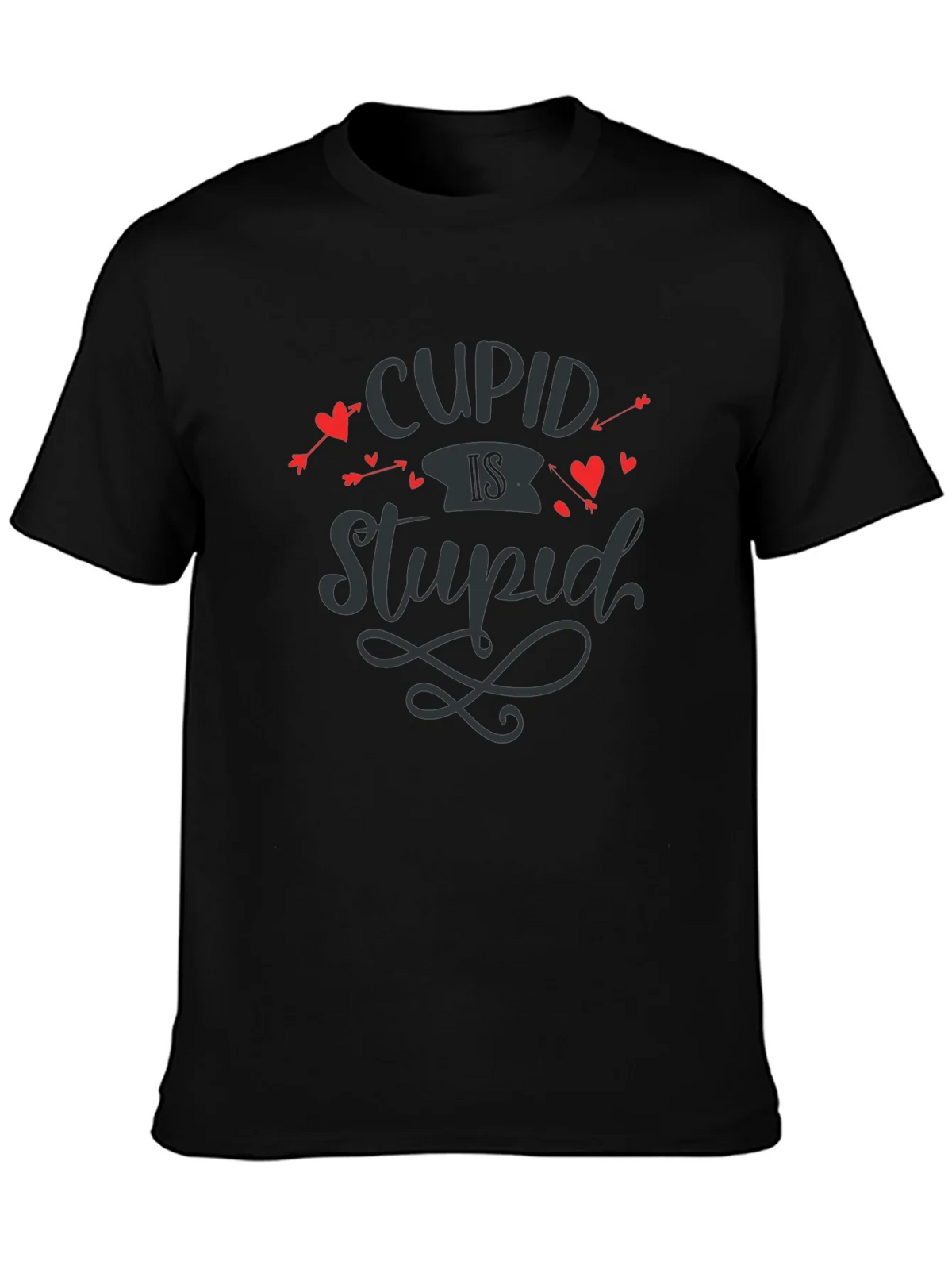 Cupid Is Stupid Graphic Tee - Valentines Anti-Love T-Shirt product image 3