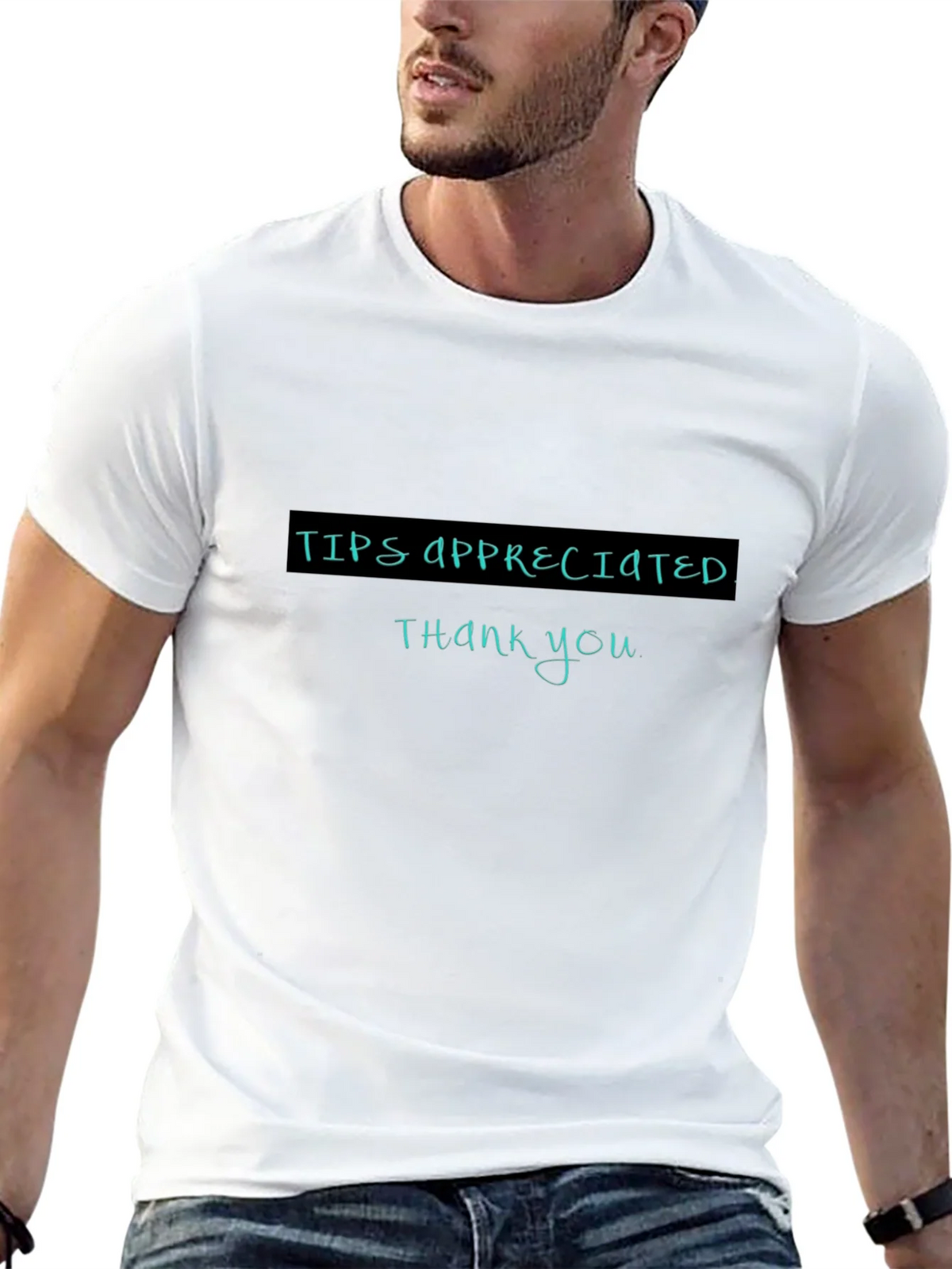 Tips Appreciated Crewneck T-Shirt product image 12
