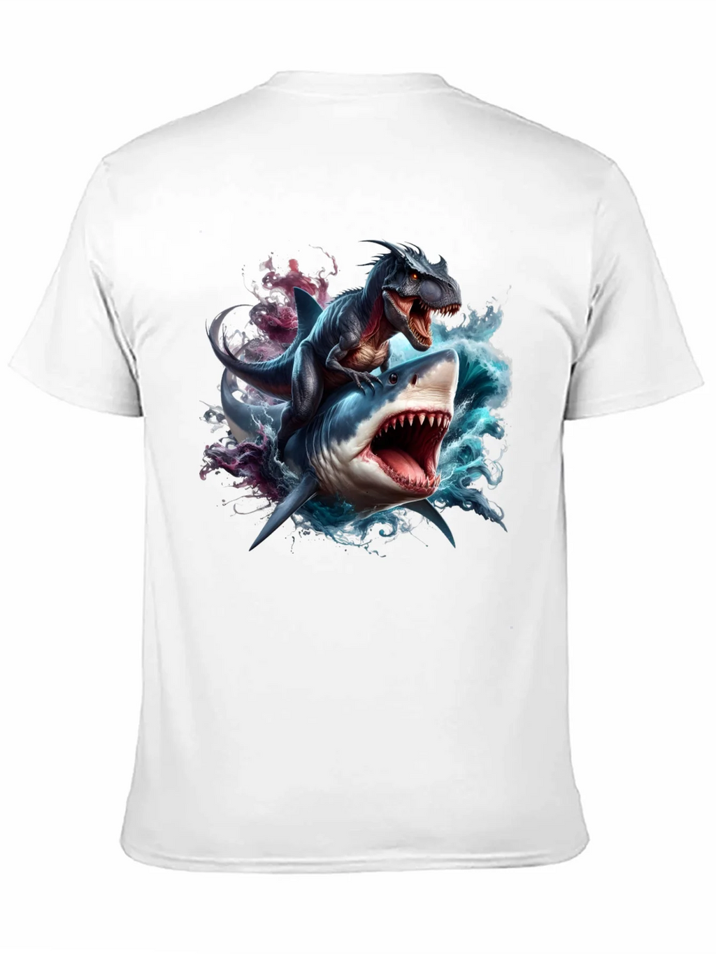 Dino Shark Rider Graphic Tee product image 10