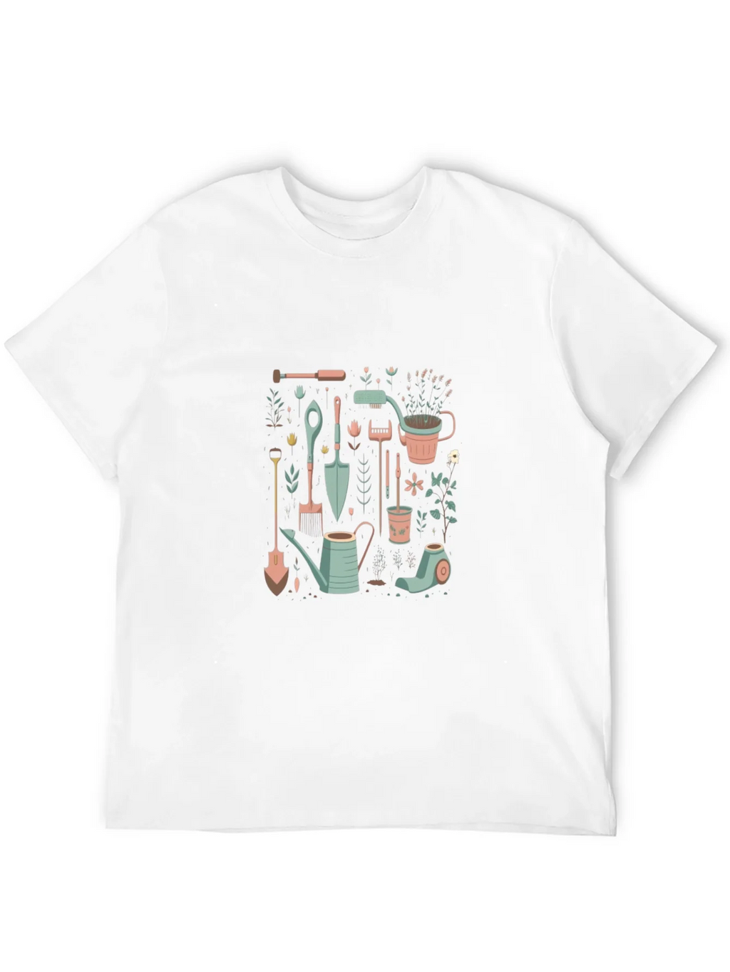 Gardening Tools Graphic Tee - Black Cotton T-Shirt product image 11