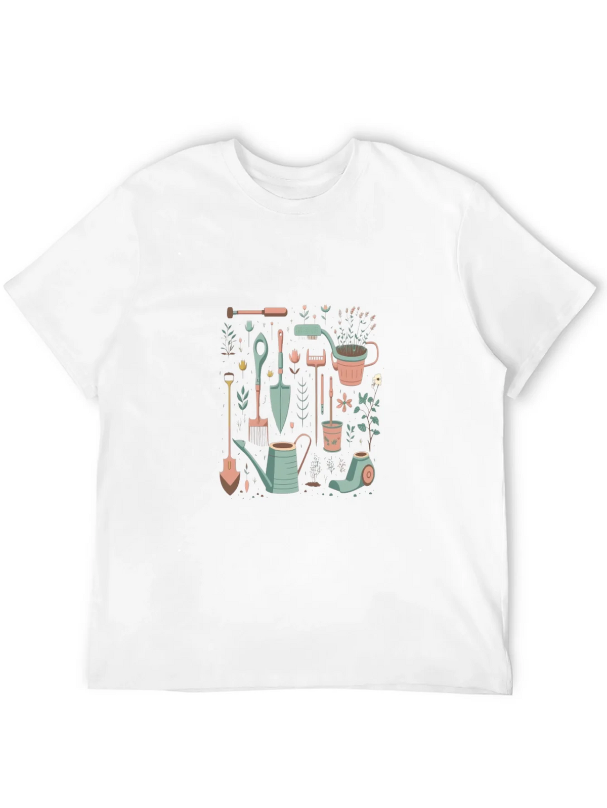 Gardening Tools Graphic Tee - Black Cotton T-Shirt product image 11
