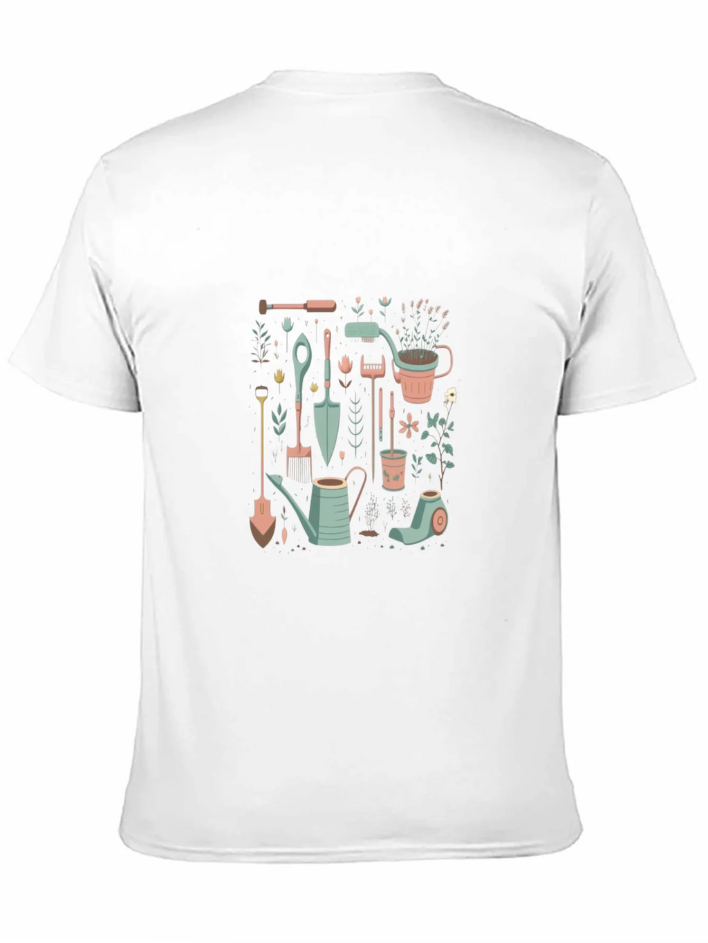 Gardening Tools Graphic Tee - Black Cotton T-Shirt product image 10