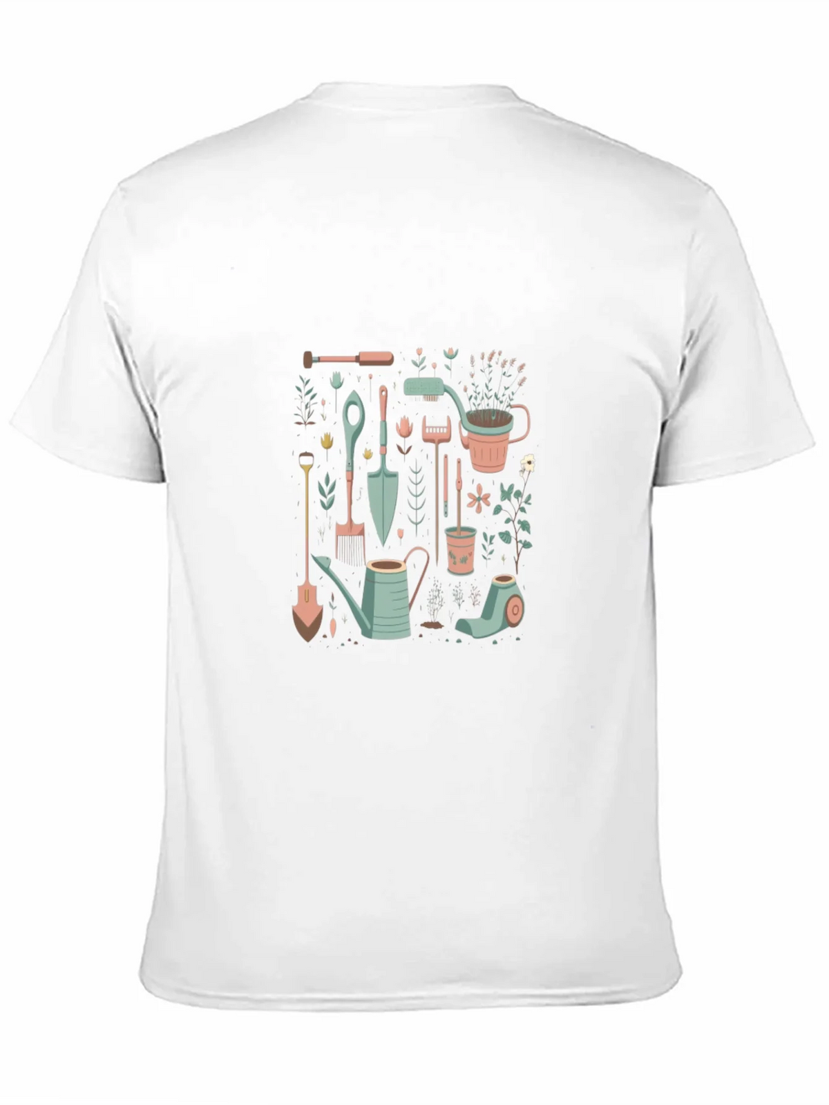 Gardening Tools Graphic Tee - Black Cotton T-Shirt product image 10
