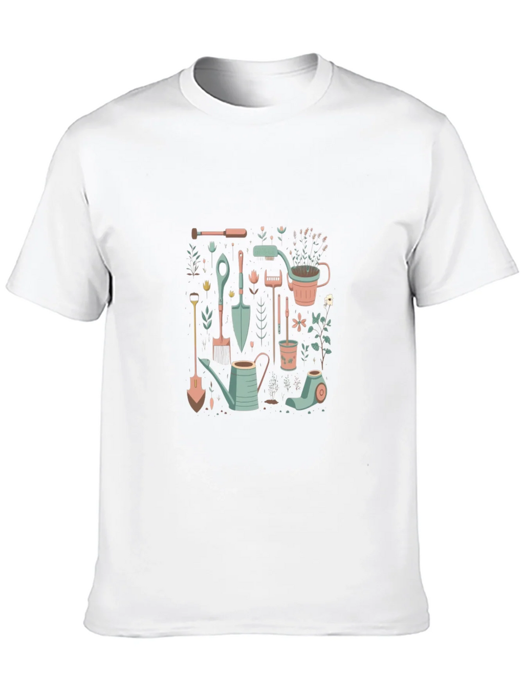 Gardening Tools Graphic Tee - Black Cotton T-Shirt product image 9