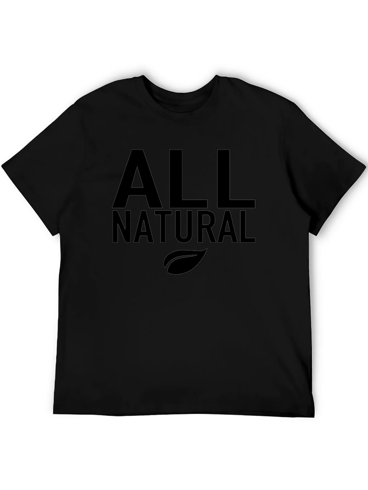 All Natural Black Graphic T-Shirt - Soft Cotton Blend product image 5