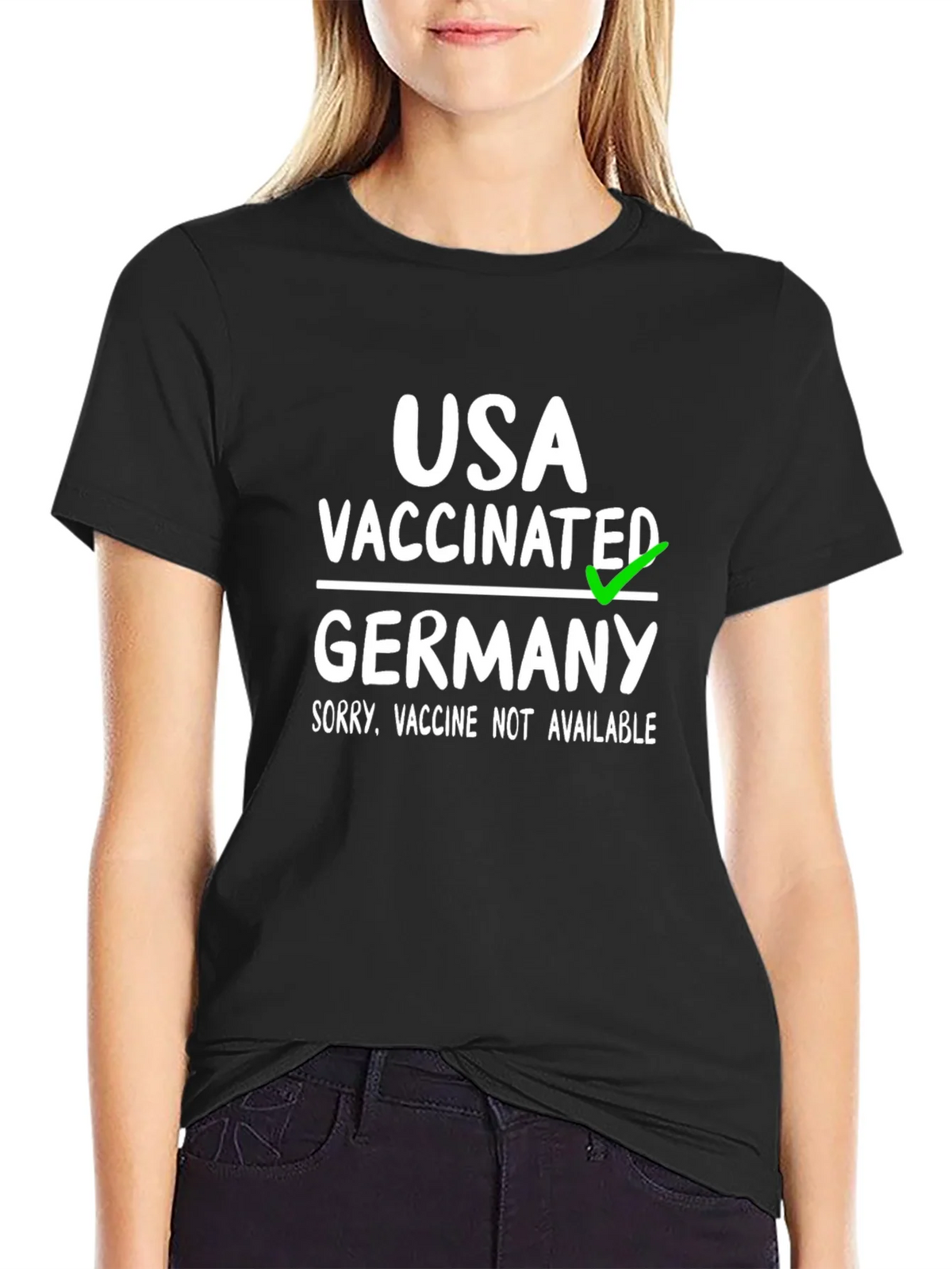 USA Vaccinated vs. Germany T-Shirt product image 2