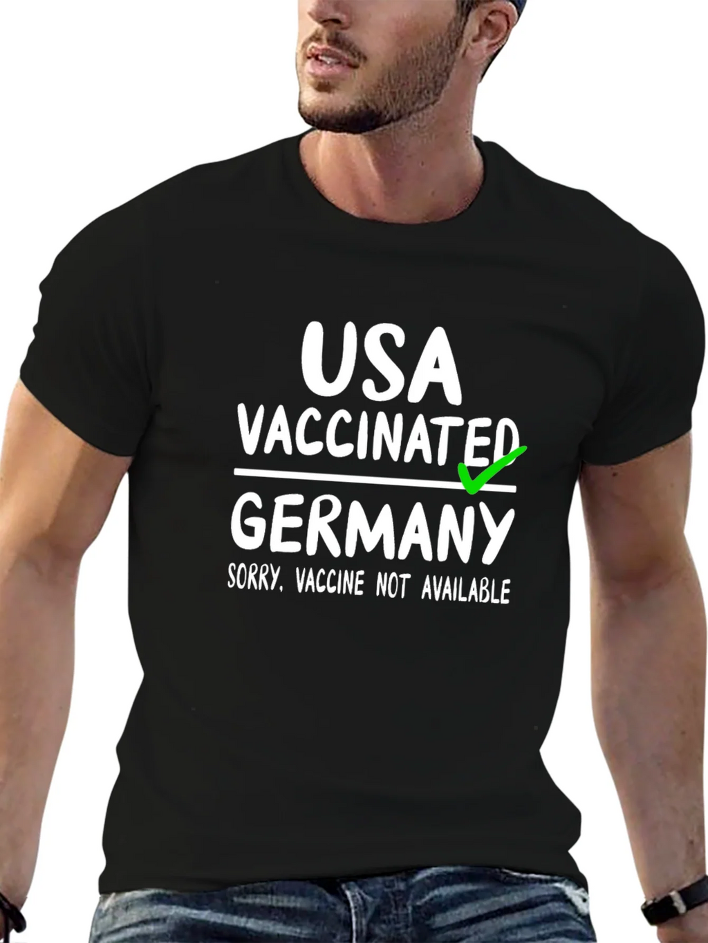 USA Vaccinated vs. Germany T-Shirt product image 6