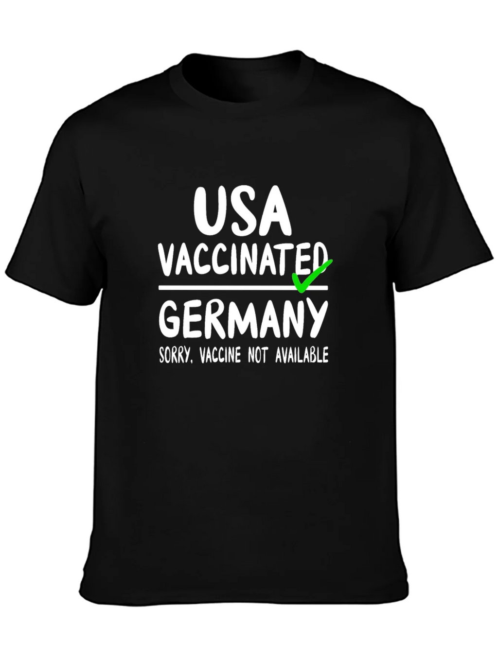 USA Vaccinated vs. Germany T-Shirt product image 3
