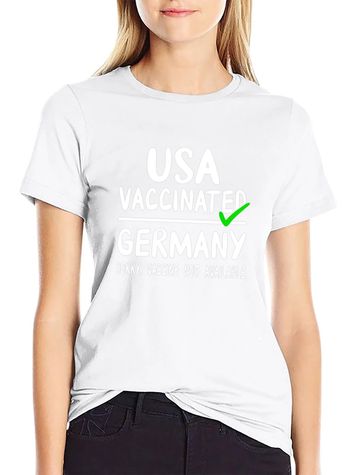 USA Vaccinated vs. Germany T-Shirt product image 8