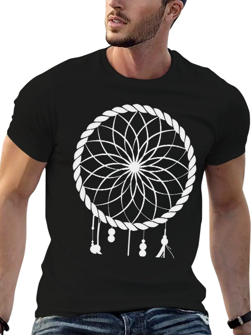 Dreamcatcher Graphic Tee - Black T-Shirt product image 4