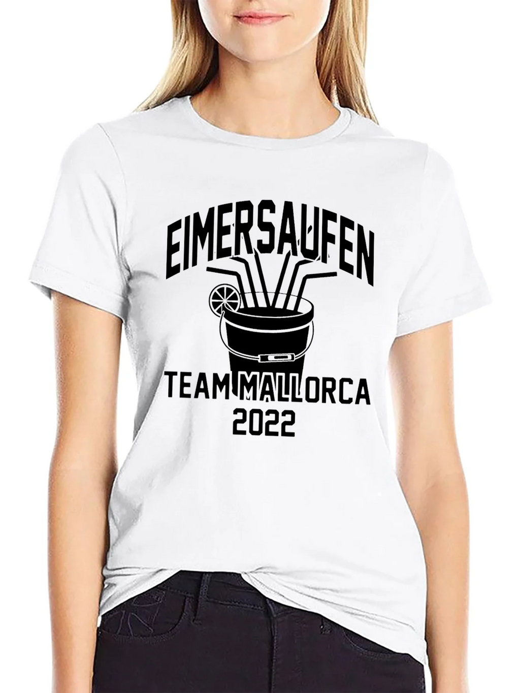 Eimersaufen Team Mallorca 2022 Black T-Shirt product image 8