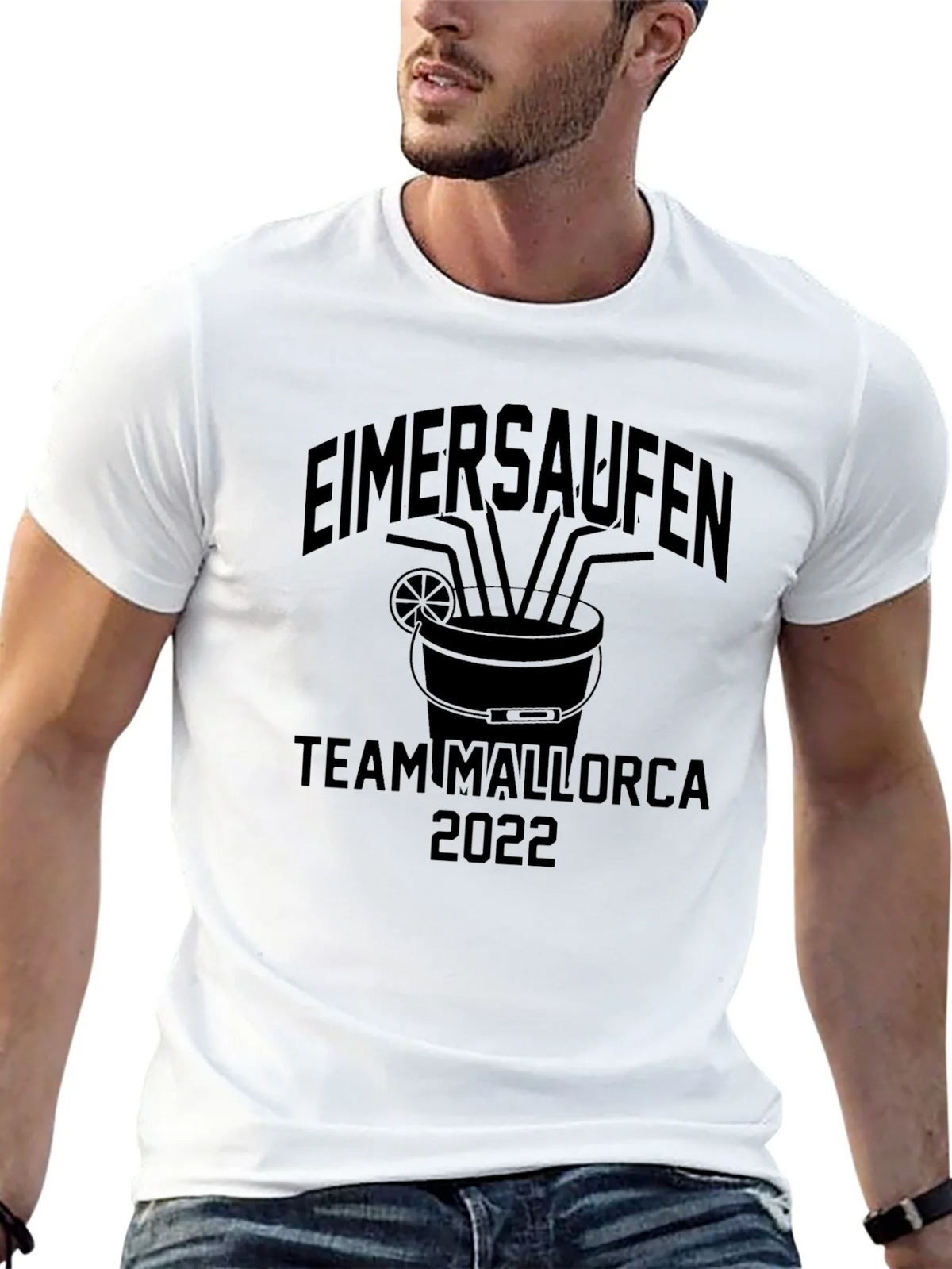 Eimersaufen Team Mallorca 2022 Black T-Shirt product image 12