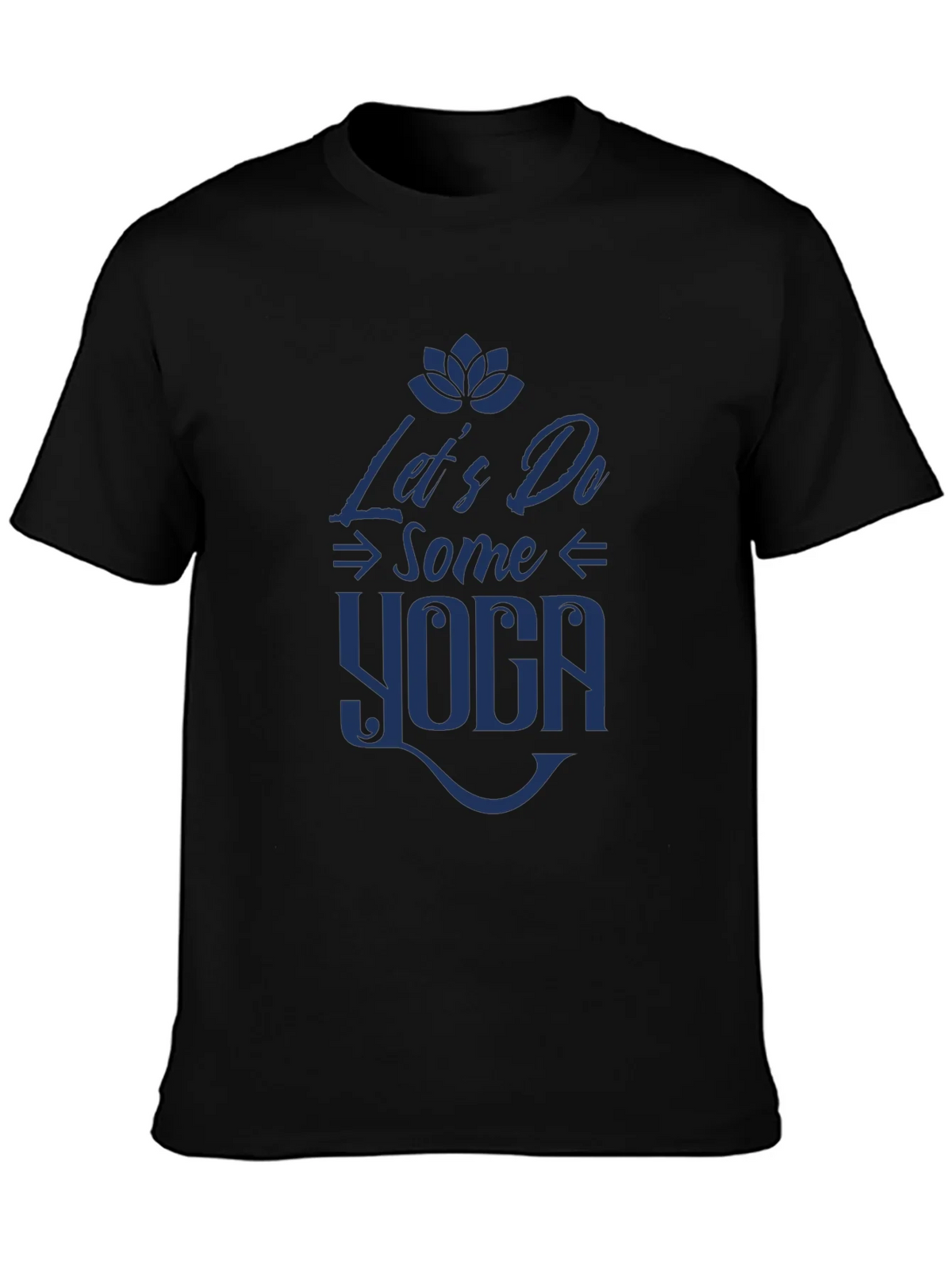 Lets Do Some Yoga Graphic Tee - Black product image 3
