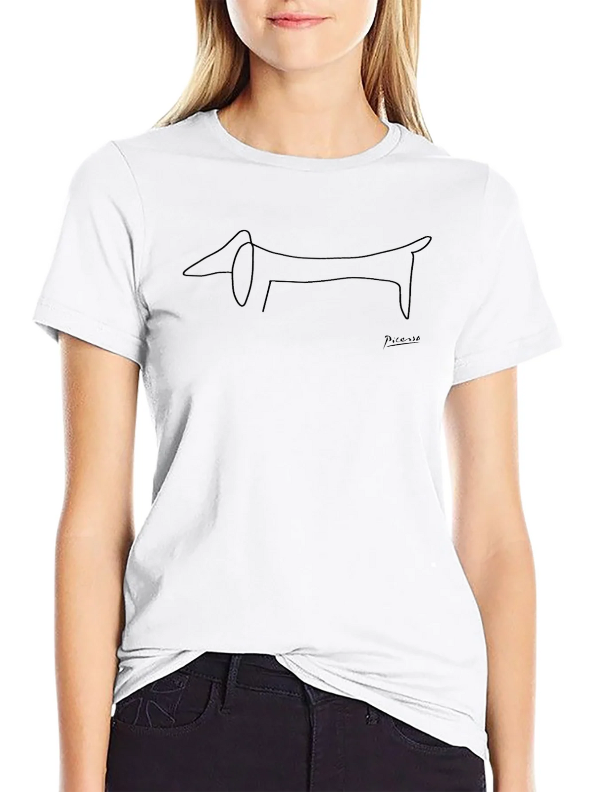 Minimalist Dachshund Tee product image 8