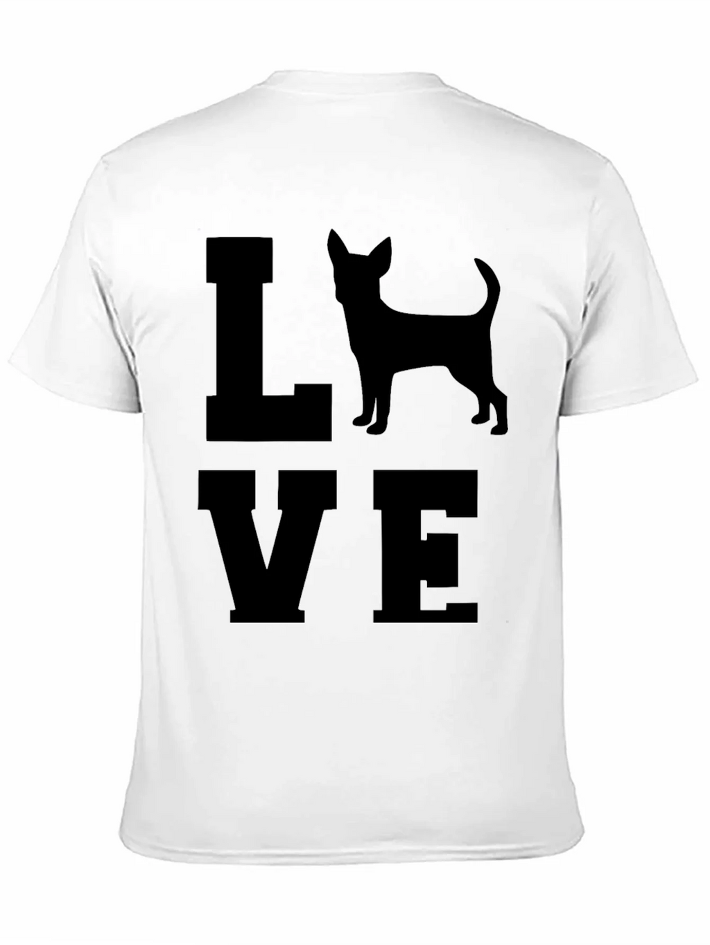 Love Chihuahua Mens Black T-Shirt product image 8