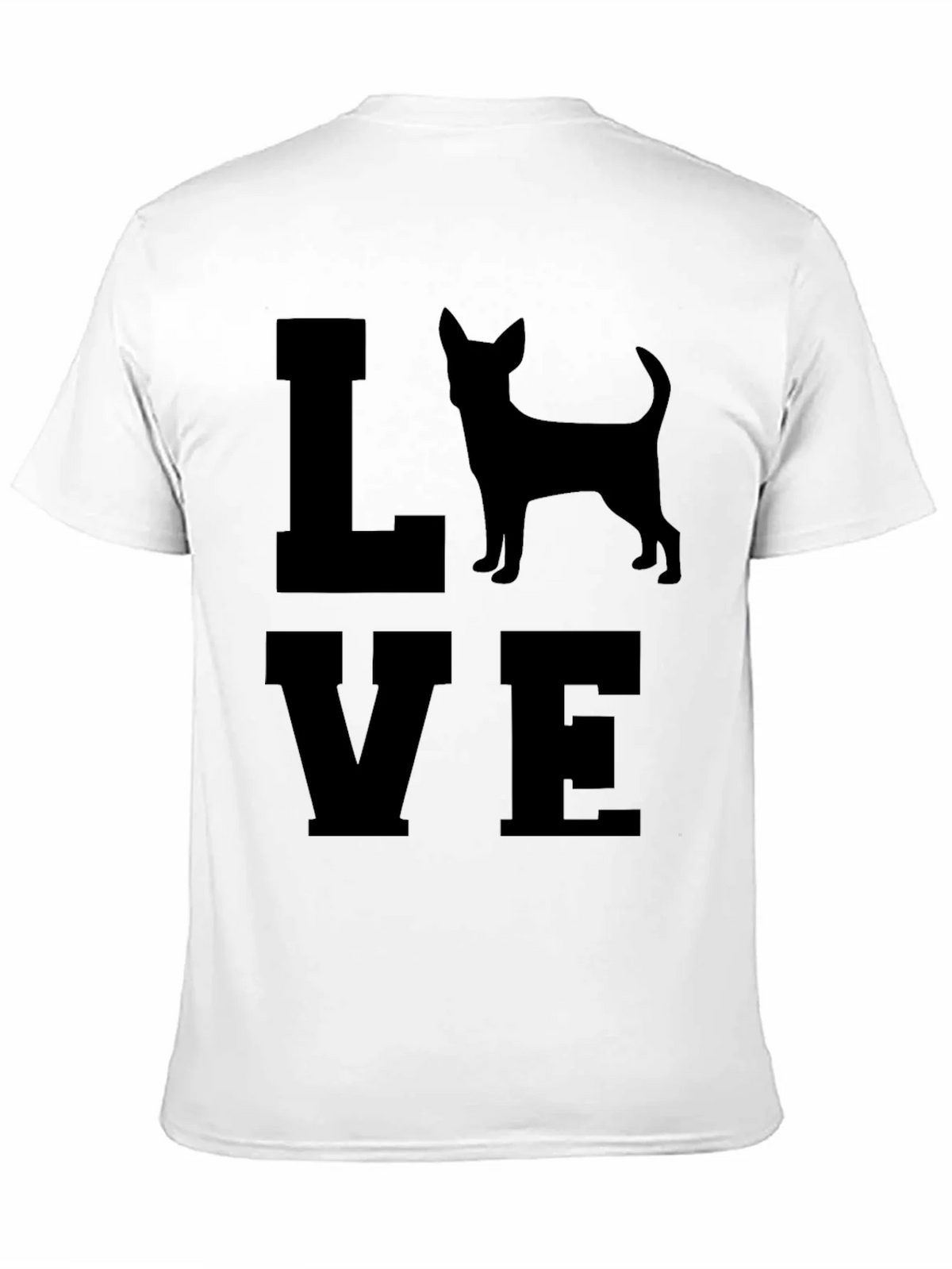 Love Chihuahua Mens Black T-Shirt product image 8