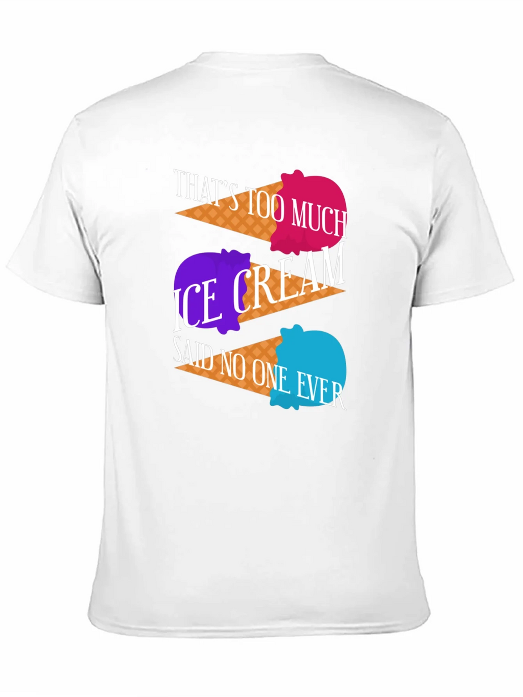 Ice Cream Lover T-Shirt - Too Much product image 10