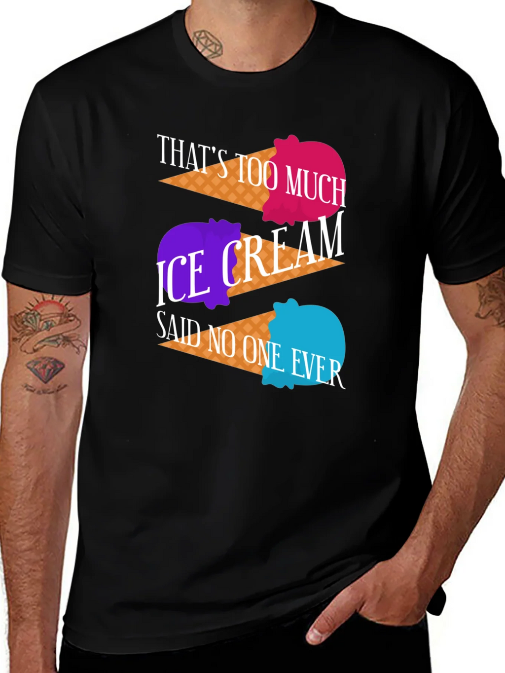Ice Cream Lover T-Shirt - Too Much product image 1