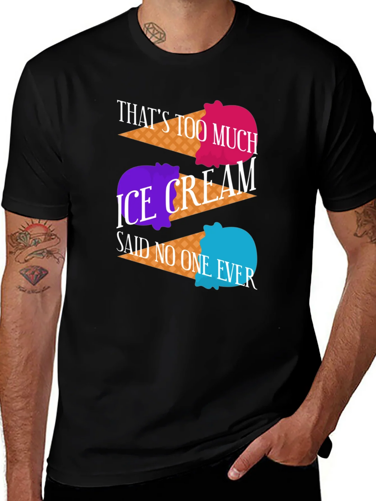 Ice Cream Lover T-Shirt - Too Much product image 1