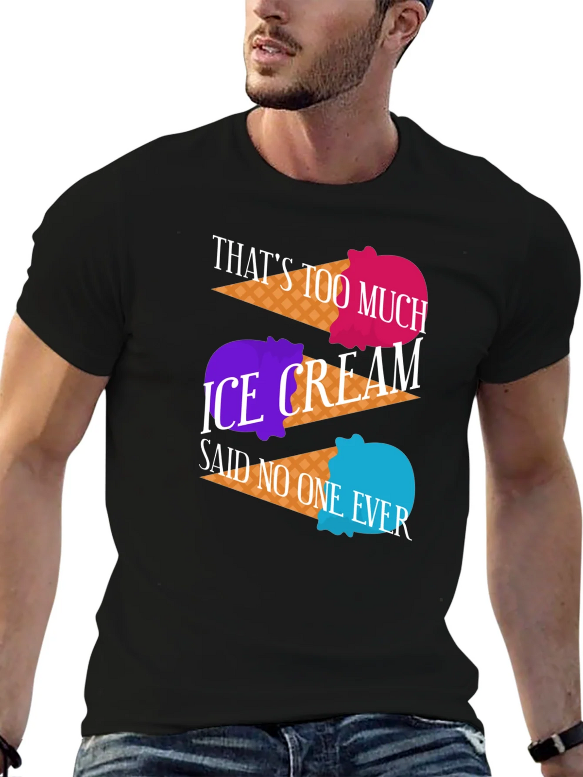 Ice Cream Lover T-Shirt - Too Much product image 6