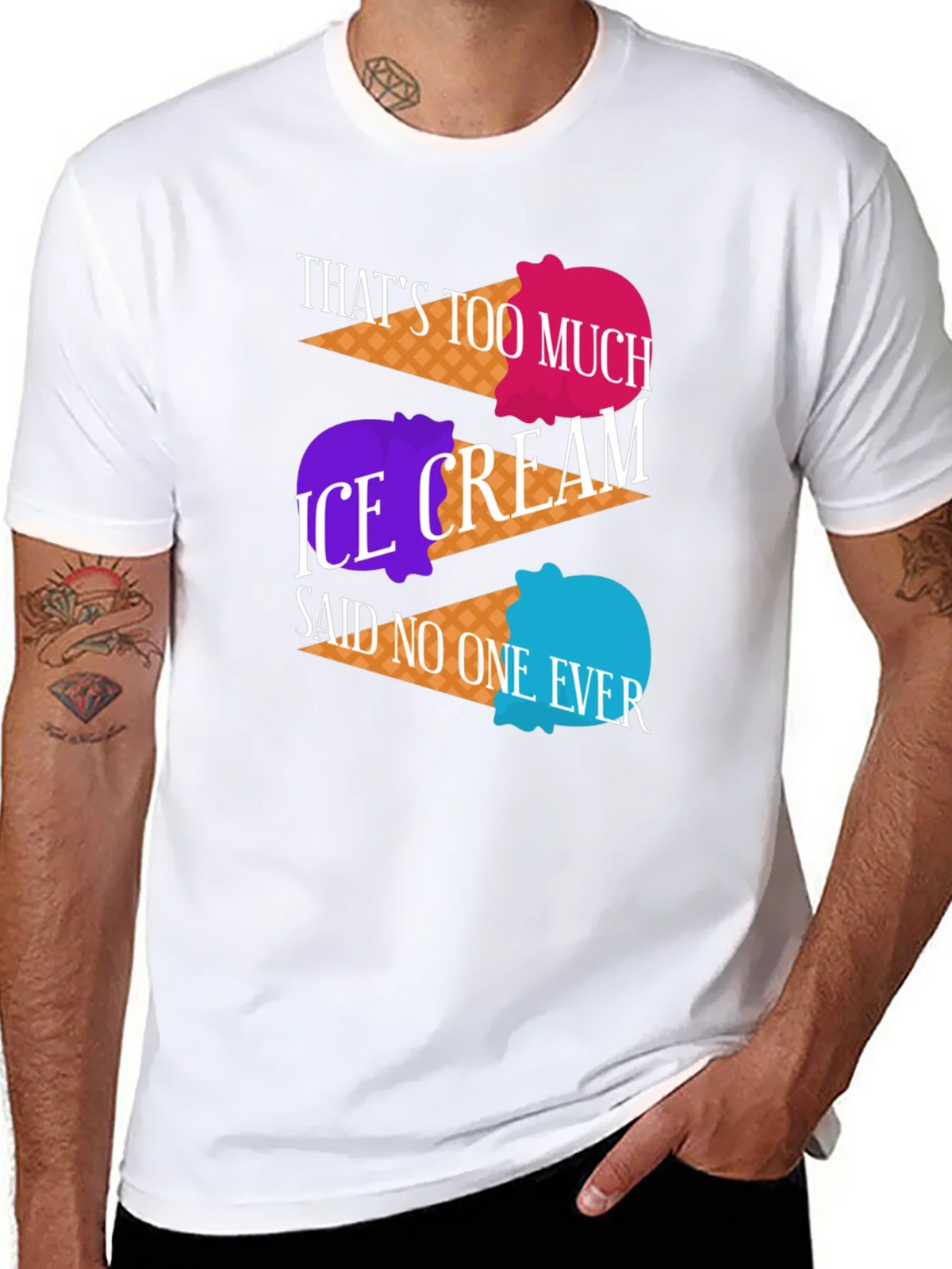 Ice Cream Lover T-Shirt - Too Much product image 7