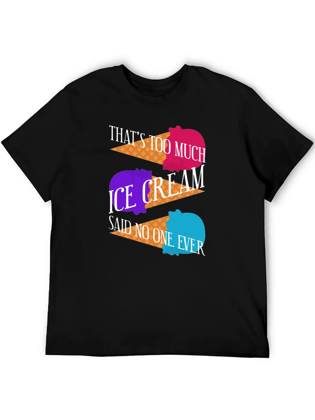 Ice Cream Lover T-Shirt - Too Much product image 5