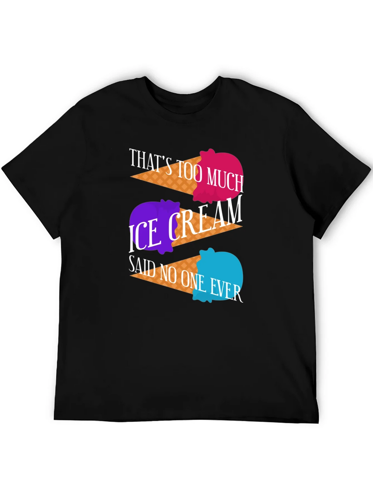 Ice Cream Lover T-Shirt - Too Much product image 5
