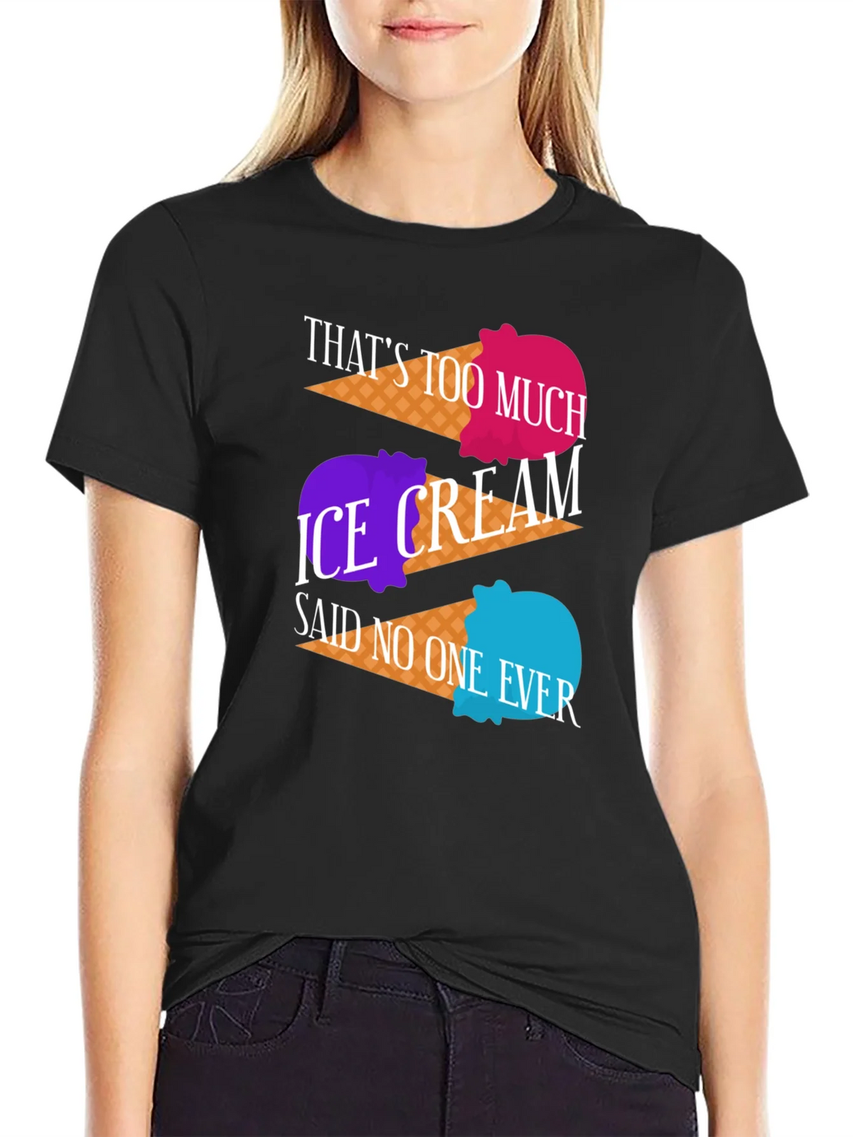 Ice Cream Lover T-Shirt - Too Much product image 2