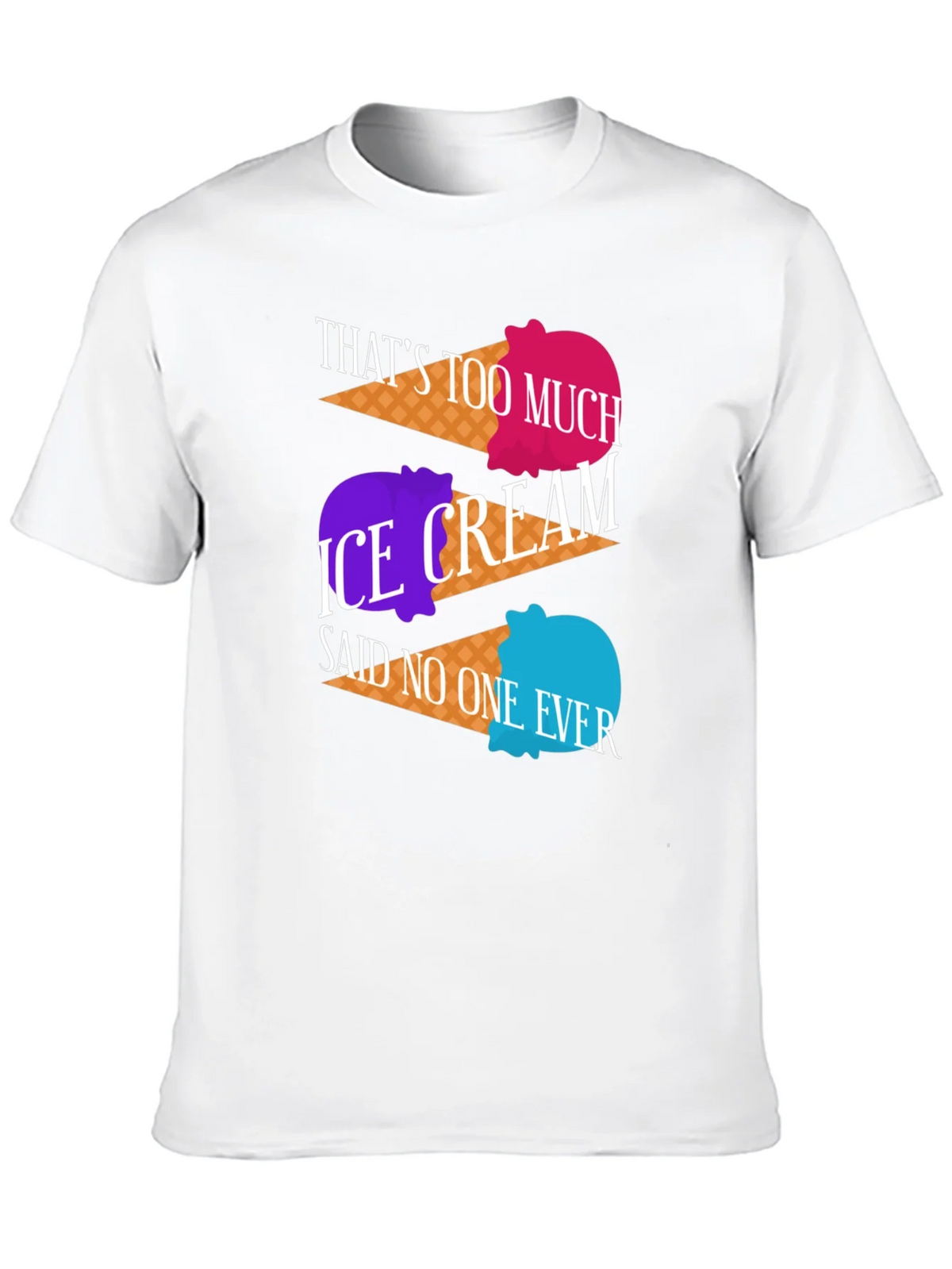 Ice Cream Lover T-Shirt - Too Much product image 9