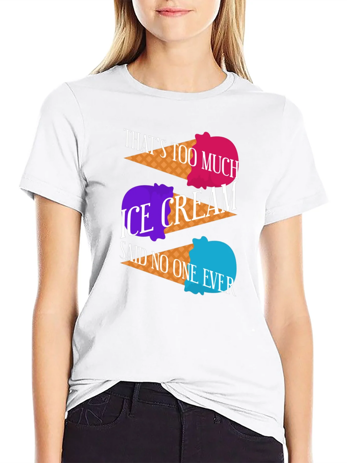 Ice Cream Lover T-Shirt - Too Much product image 8