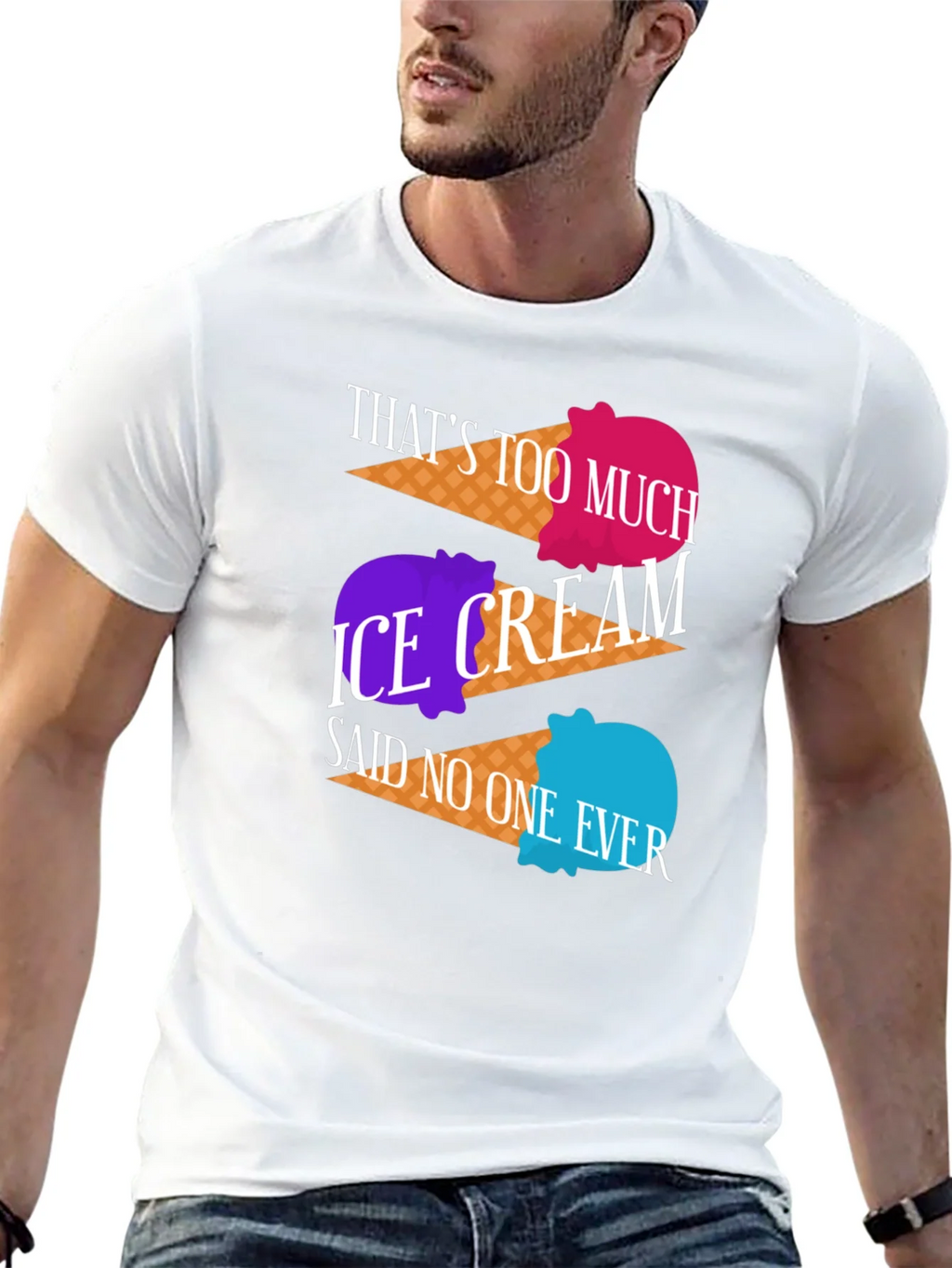 Ice Cream Lover T-Shirt - Too Much product image 12