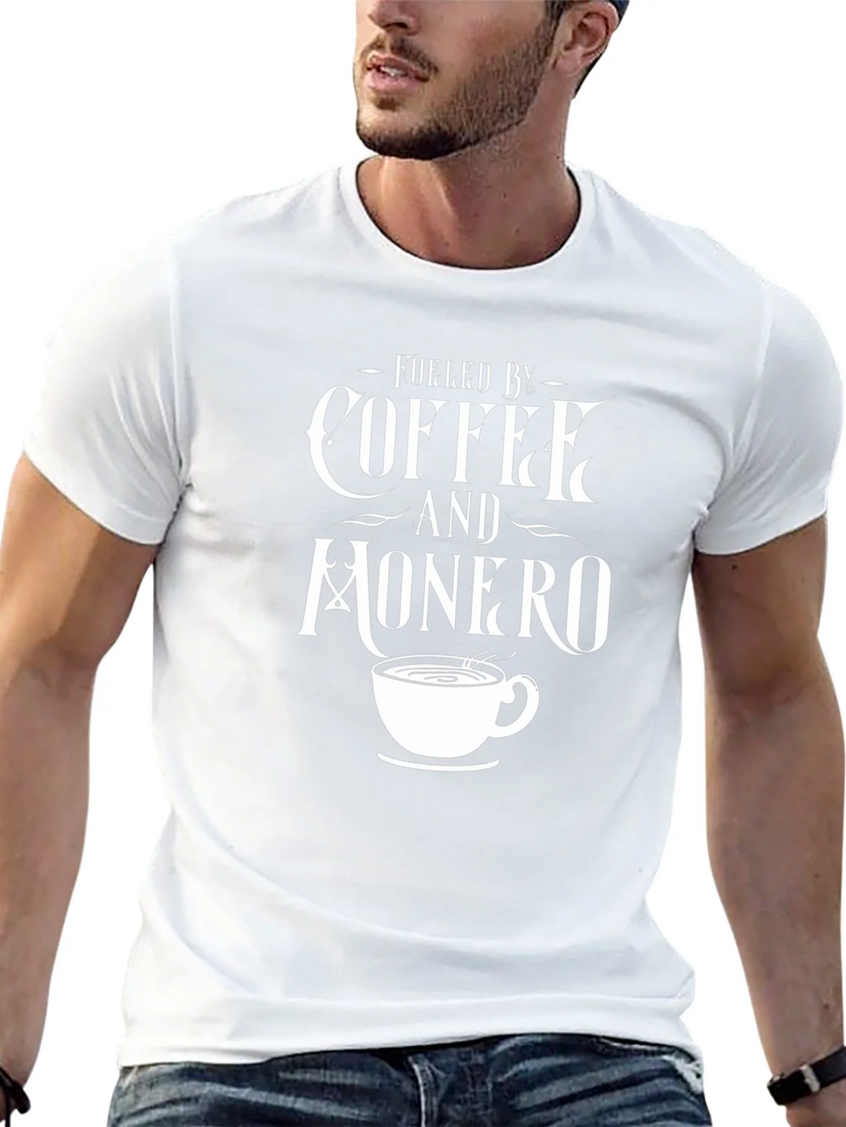 Fueled by Coffee and Monero T-Shirt product image 12