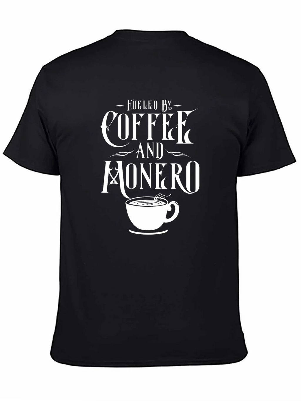 Fueled by Coffee and Monero T-Shirt product image 4