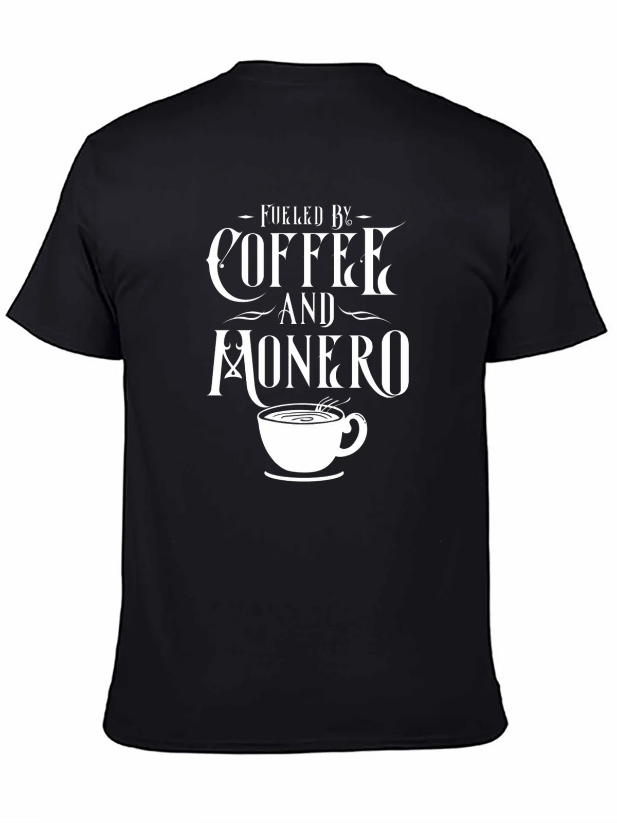 Fueled by Coffee and Monero T-Shirt product image 4