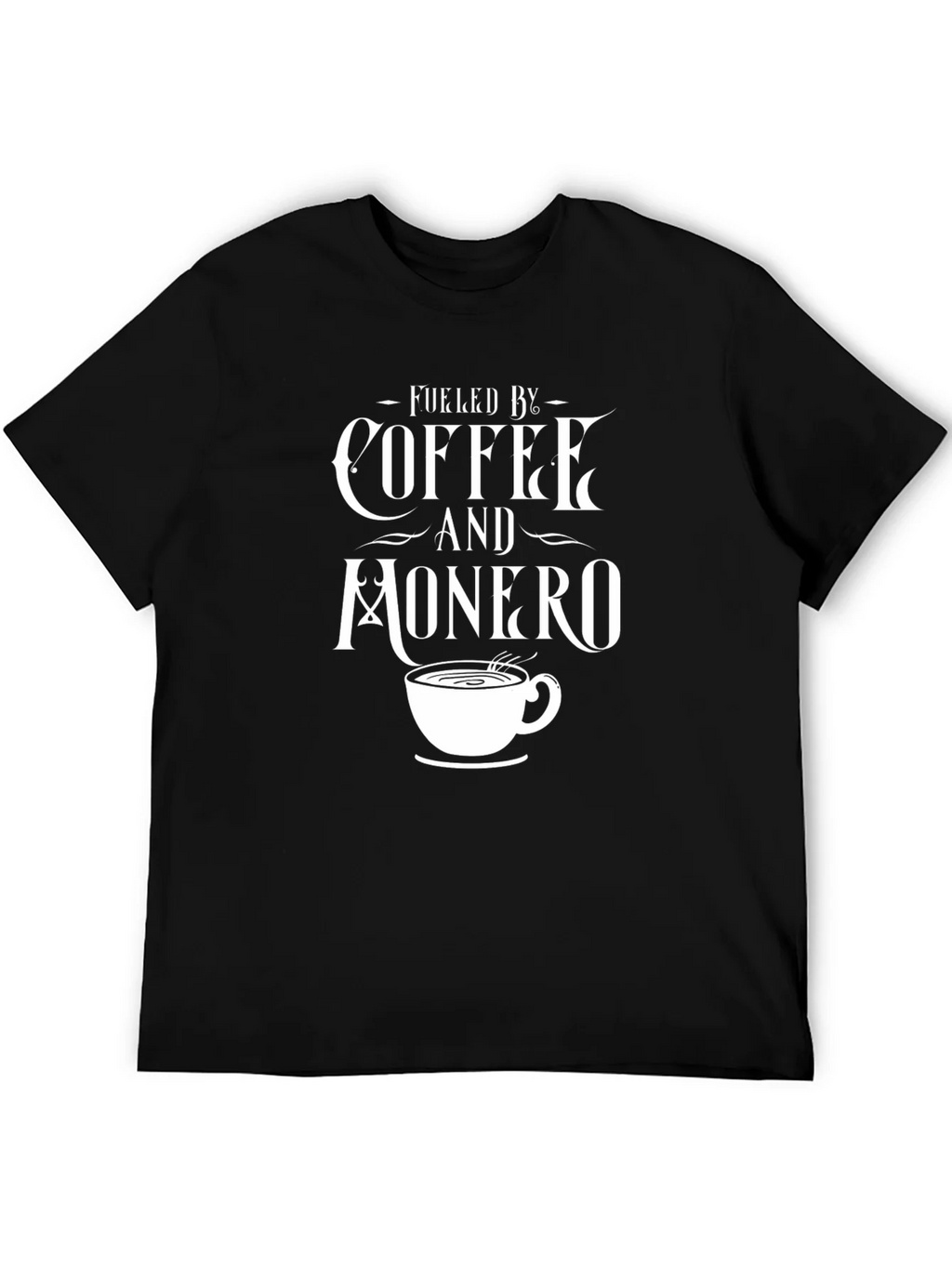 Fueled by Coffee and Monero T-Shirt product image 5