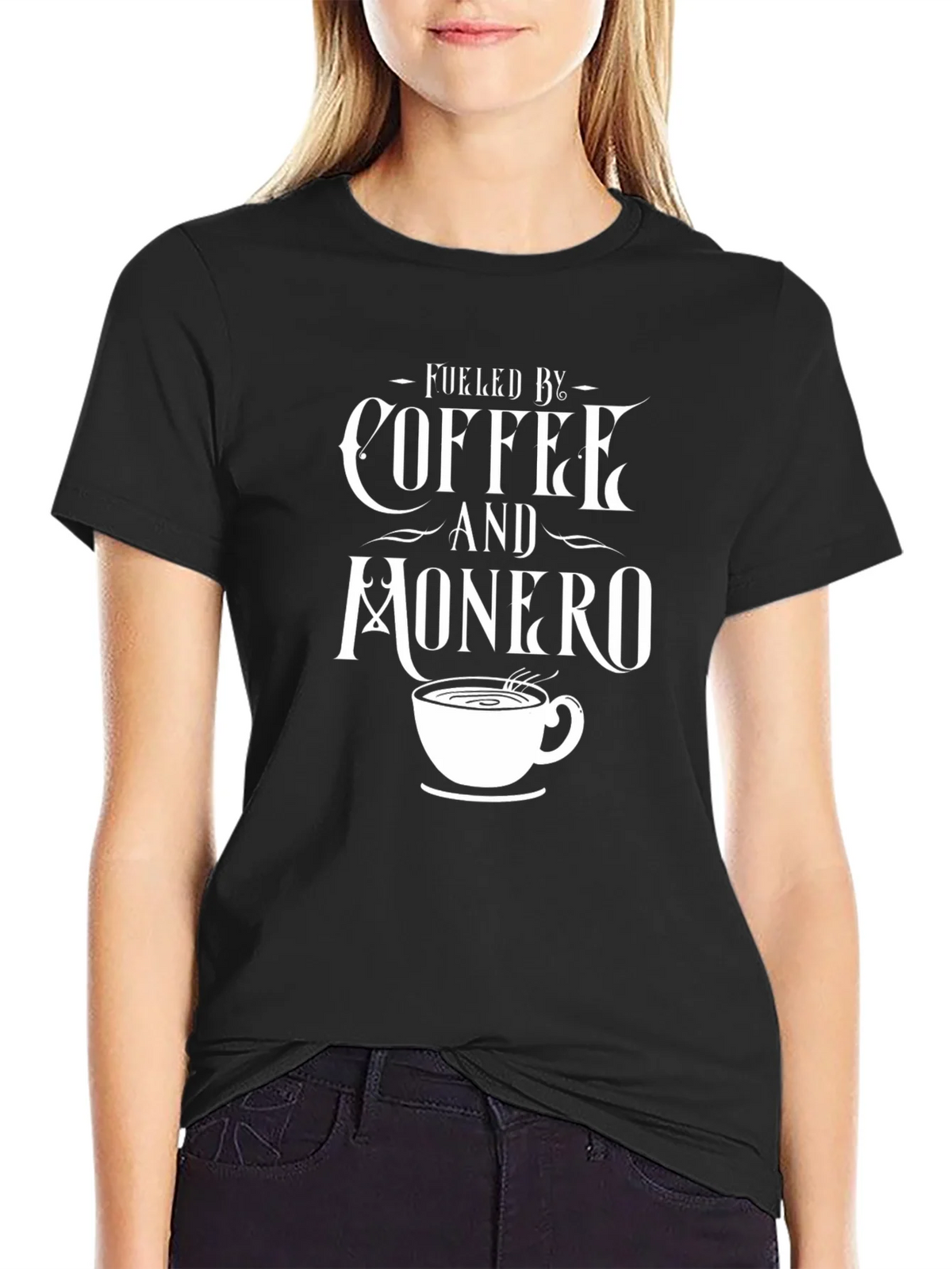 Fueled by Coffee and Monero T-Shirt product image 2