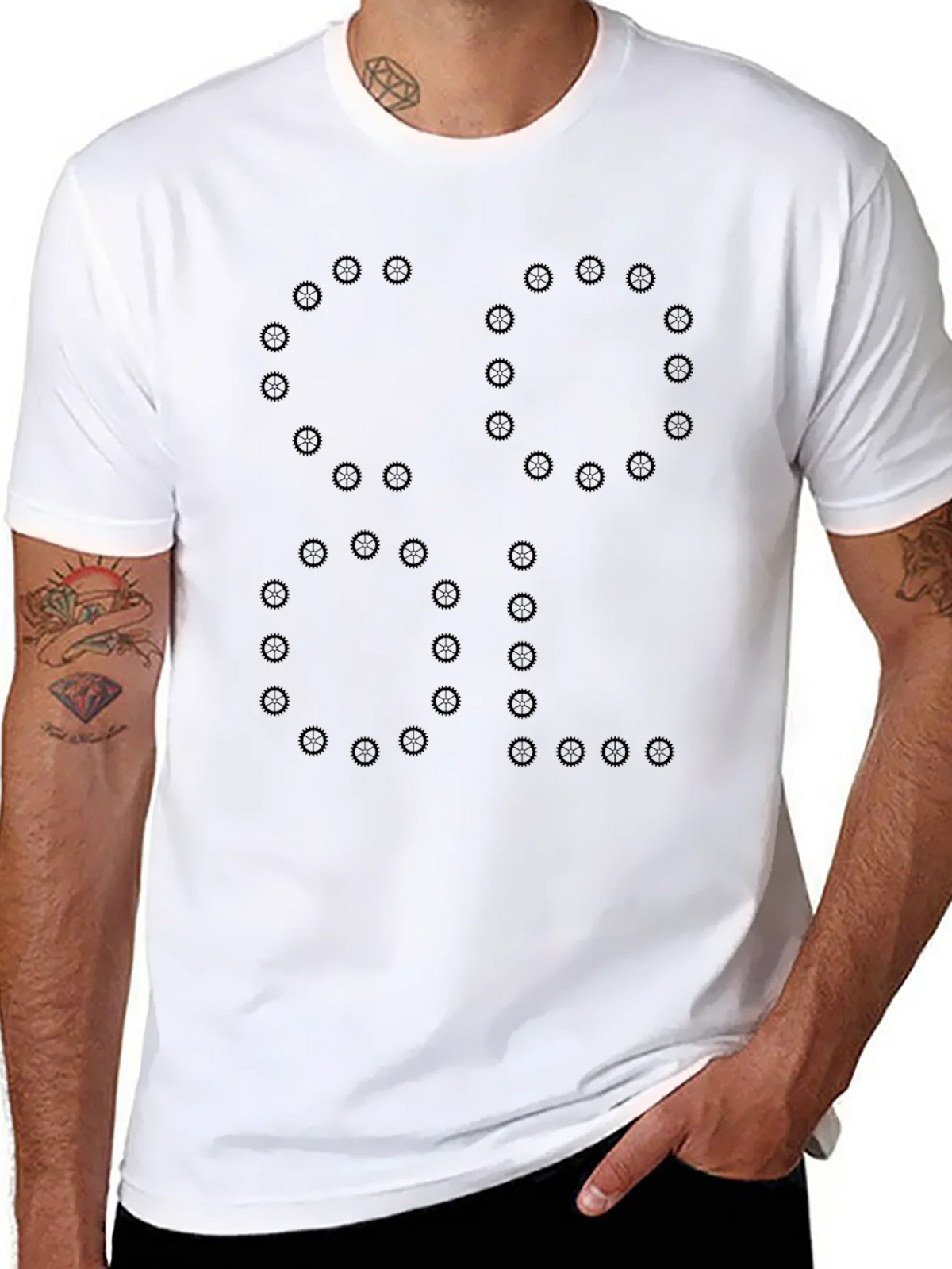 Cool Gears Graphic Tee - Black product image 7